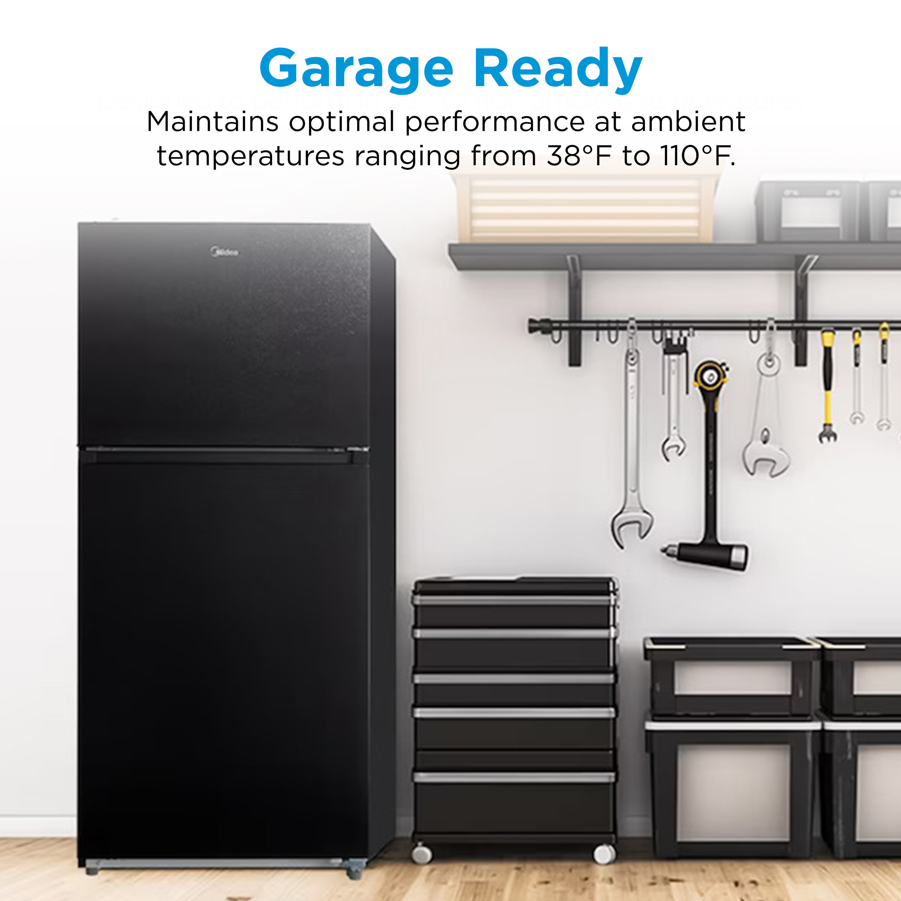 Midea MRT18D3BBB Top-Freezer-Refrigerators - View #4