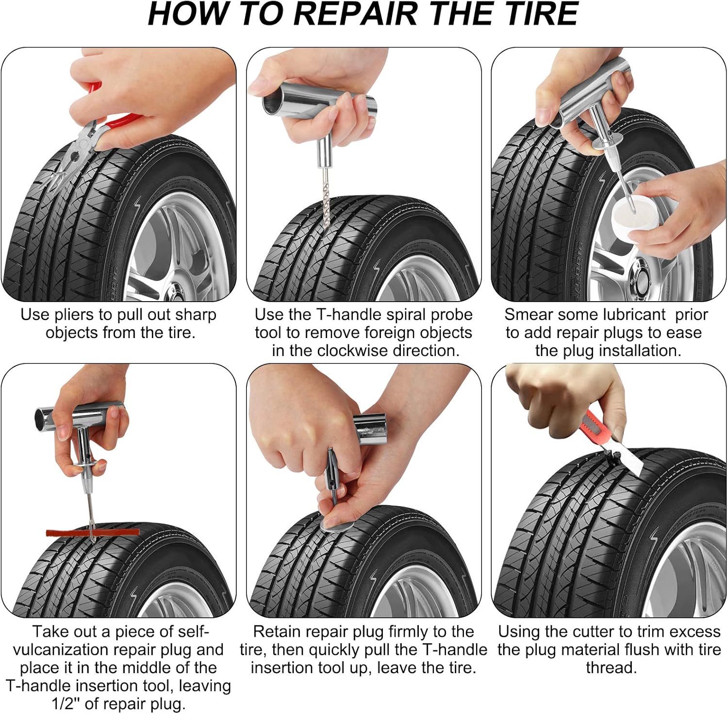 GAOMON CQC-RG1Z74-3IVR Tire-Repair-Tools - View #2