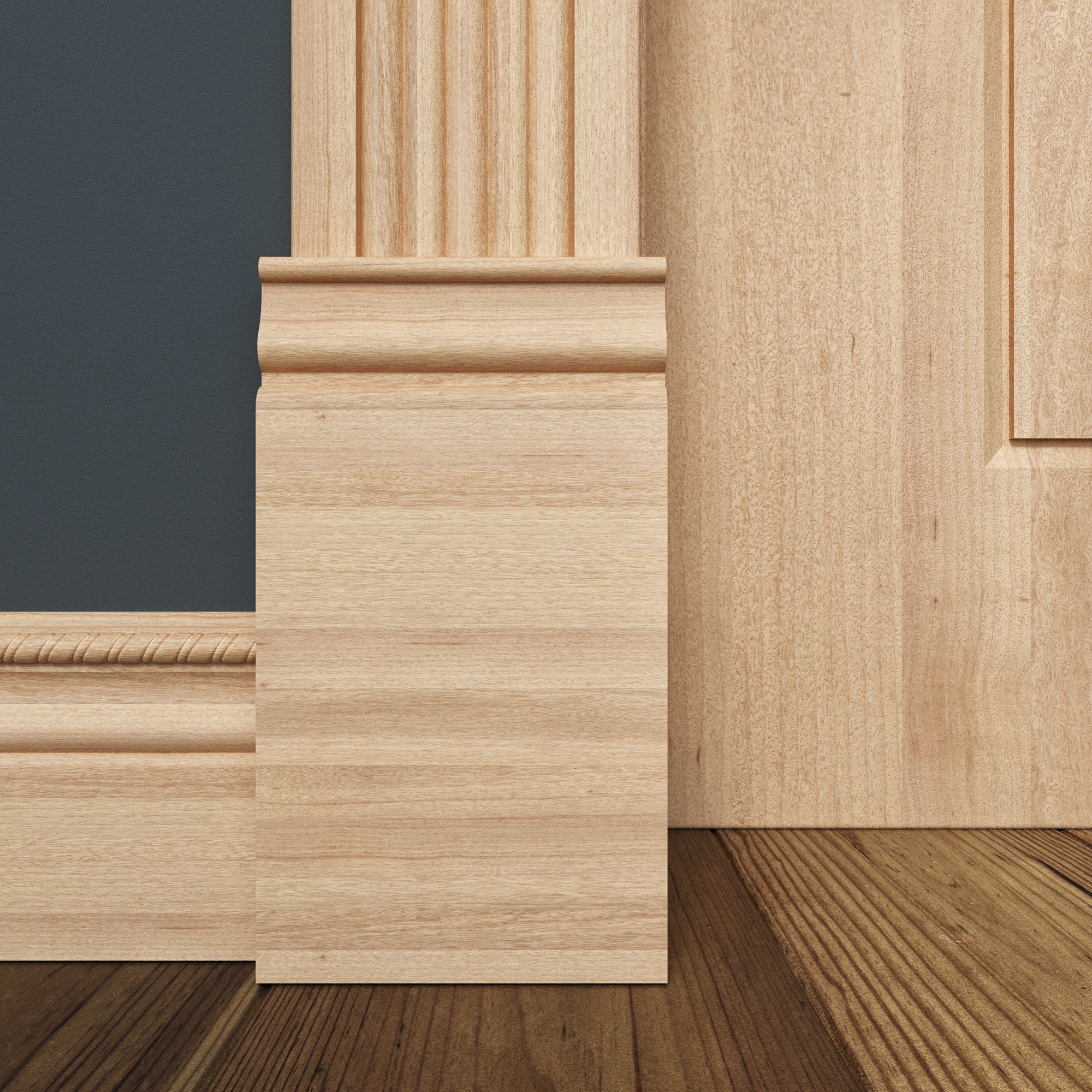 Ornamental Mouldings EV743PBWHW plinths - View #2