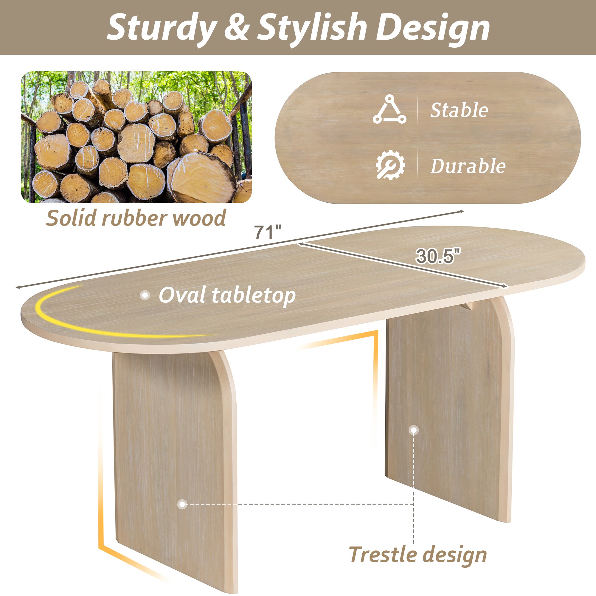 ModernLuxe L3P-N717S000071N Dining-Sets - View #2