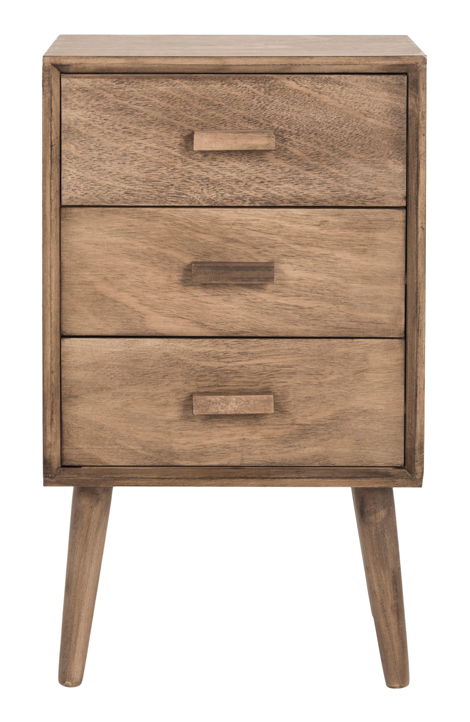 Safavieh Pomona Desert Brown Pine 3-Drawer Accent Chest in the Chests ...