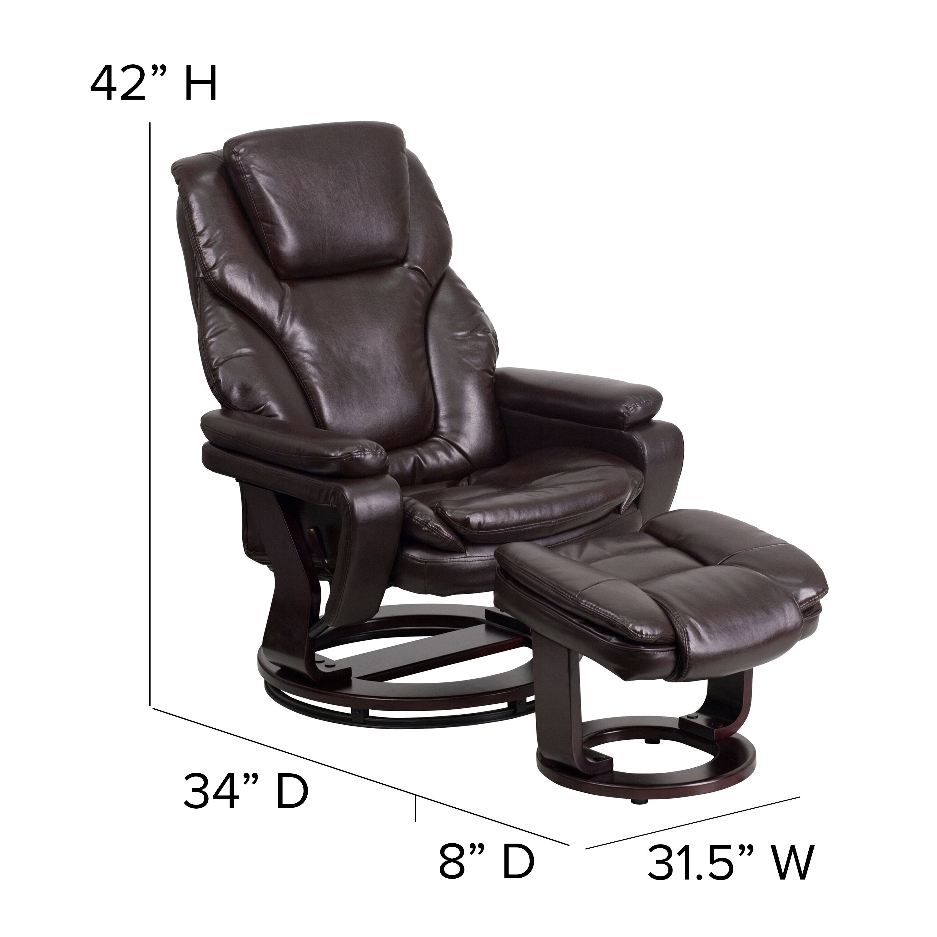 Flash Furniture 847254065061 recliners - View #3