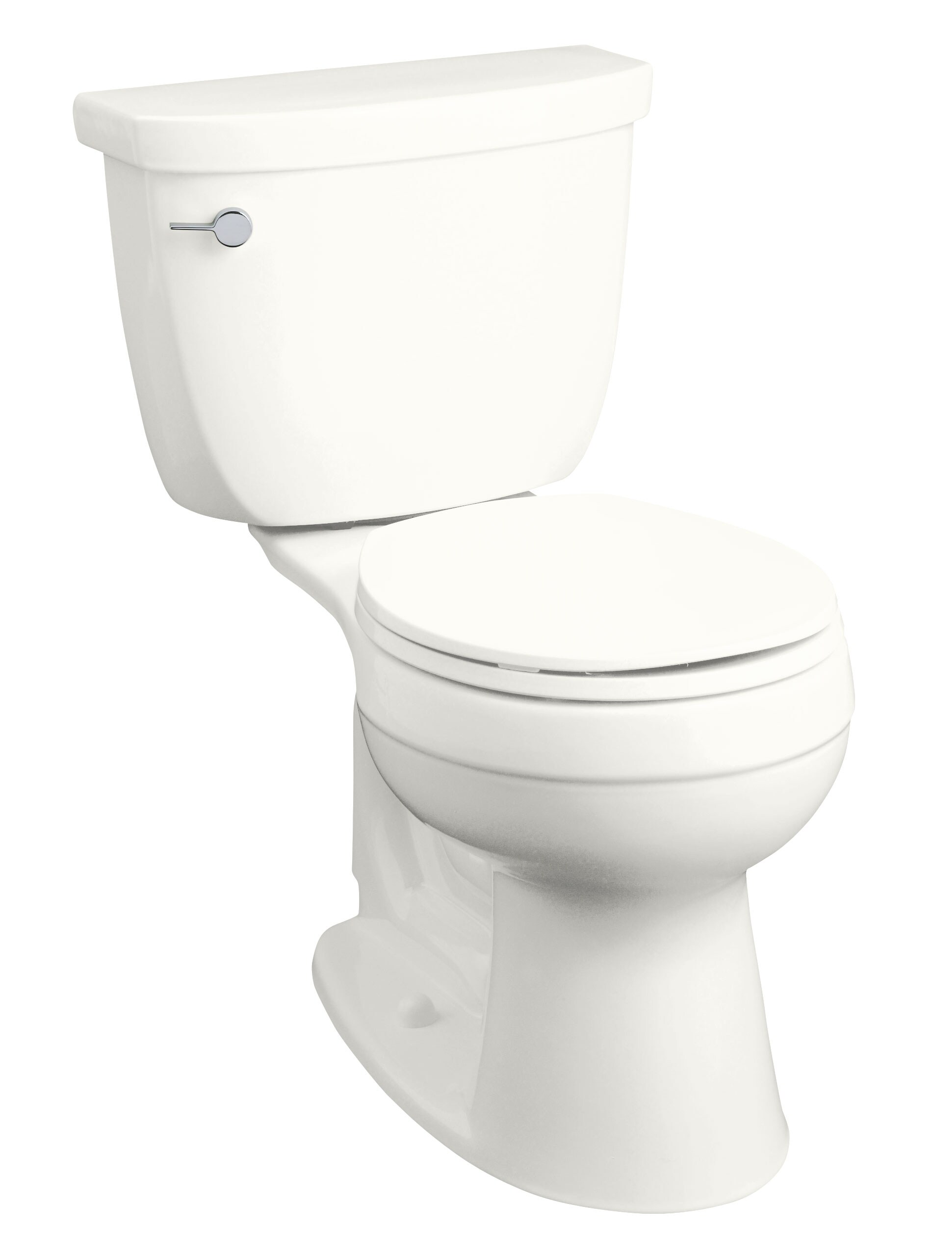 KOHLER Highline White Round Chair Height 2-piece WaterSense Soft Close  Toilet 12-in Rough-In 1.28-GPF in the Toilets department at