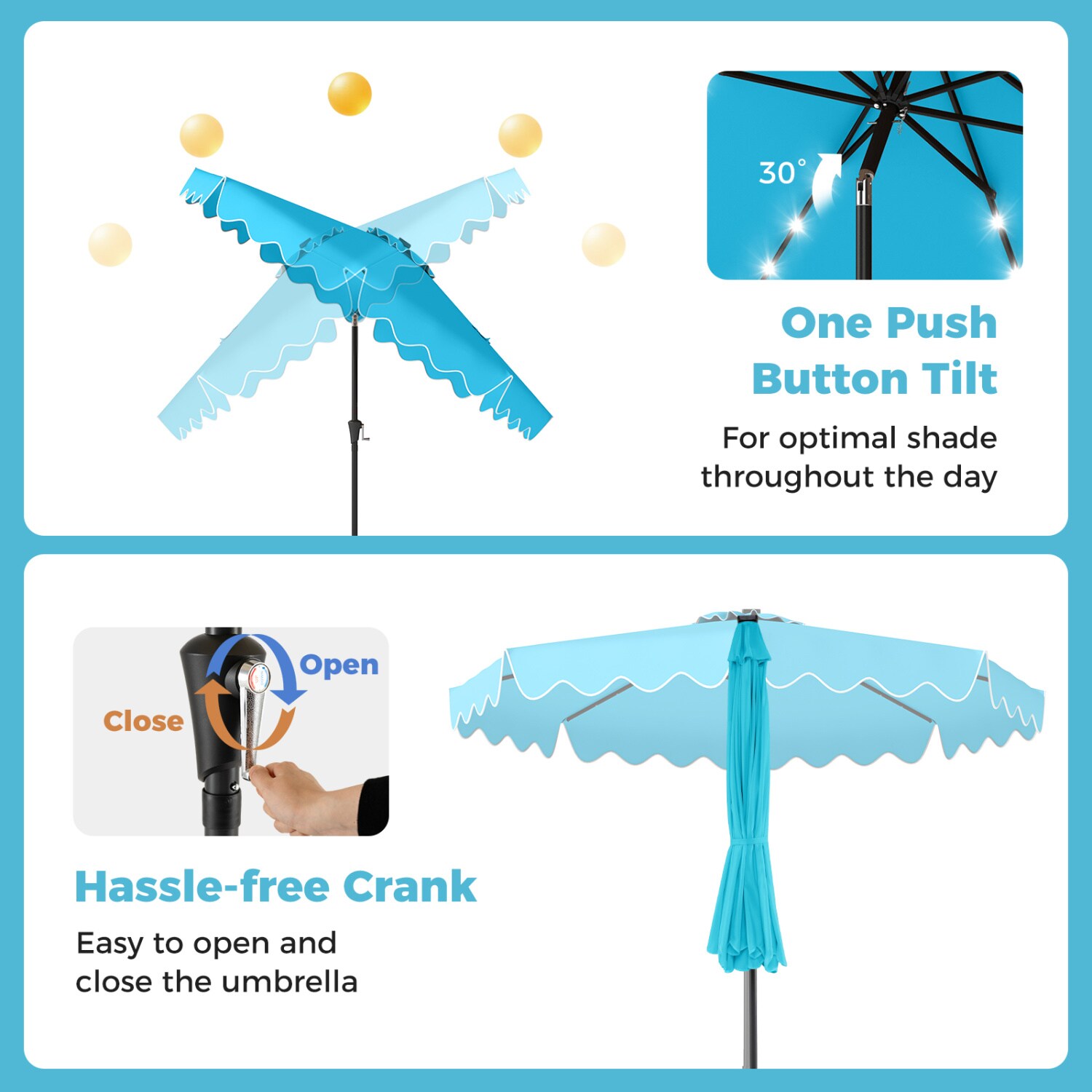 Slickblue D-CO-SL80231PN Umbrellas-2 - View #5
