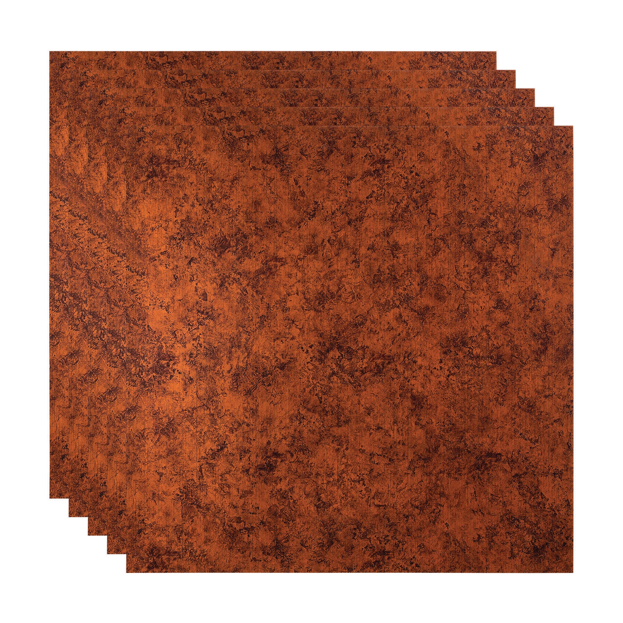 Fasade PL6918 2-ft x 2-ft Flat Panel Moonstone Copper PVC Drop Ceiling Tile ( 5 -Pack, 20-Sq. Feet / Case )