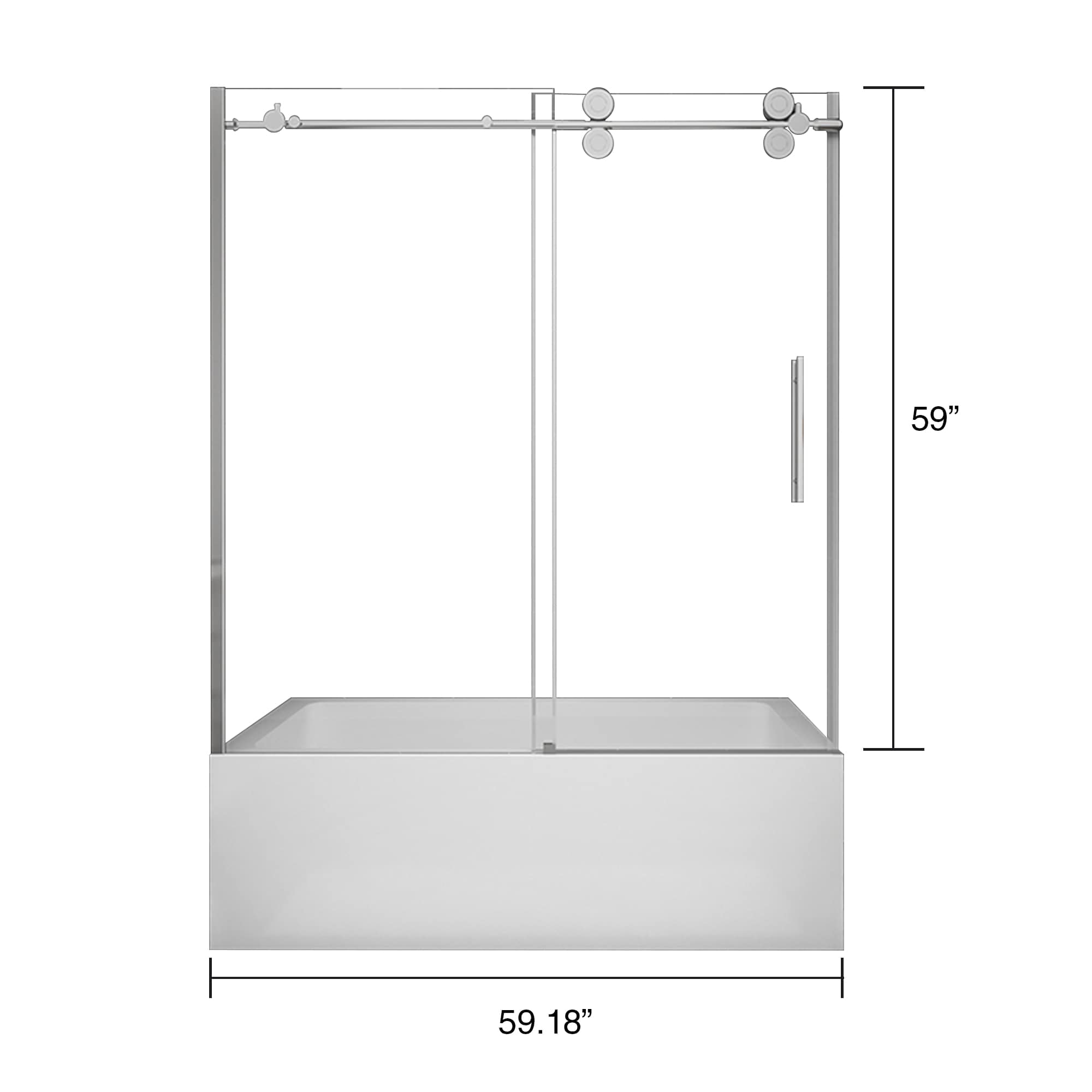 OVE Decors SYDNEY-CHTD Bathtub-Doors - View #6