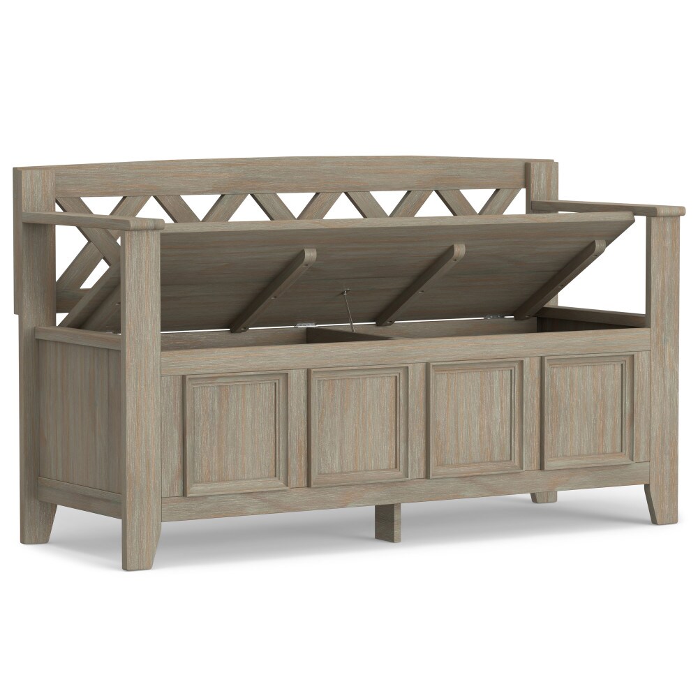 Simpli Home AXCAMH13-GR bench - View #3