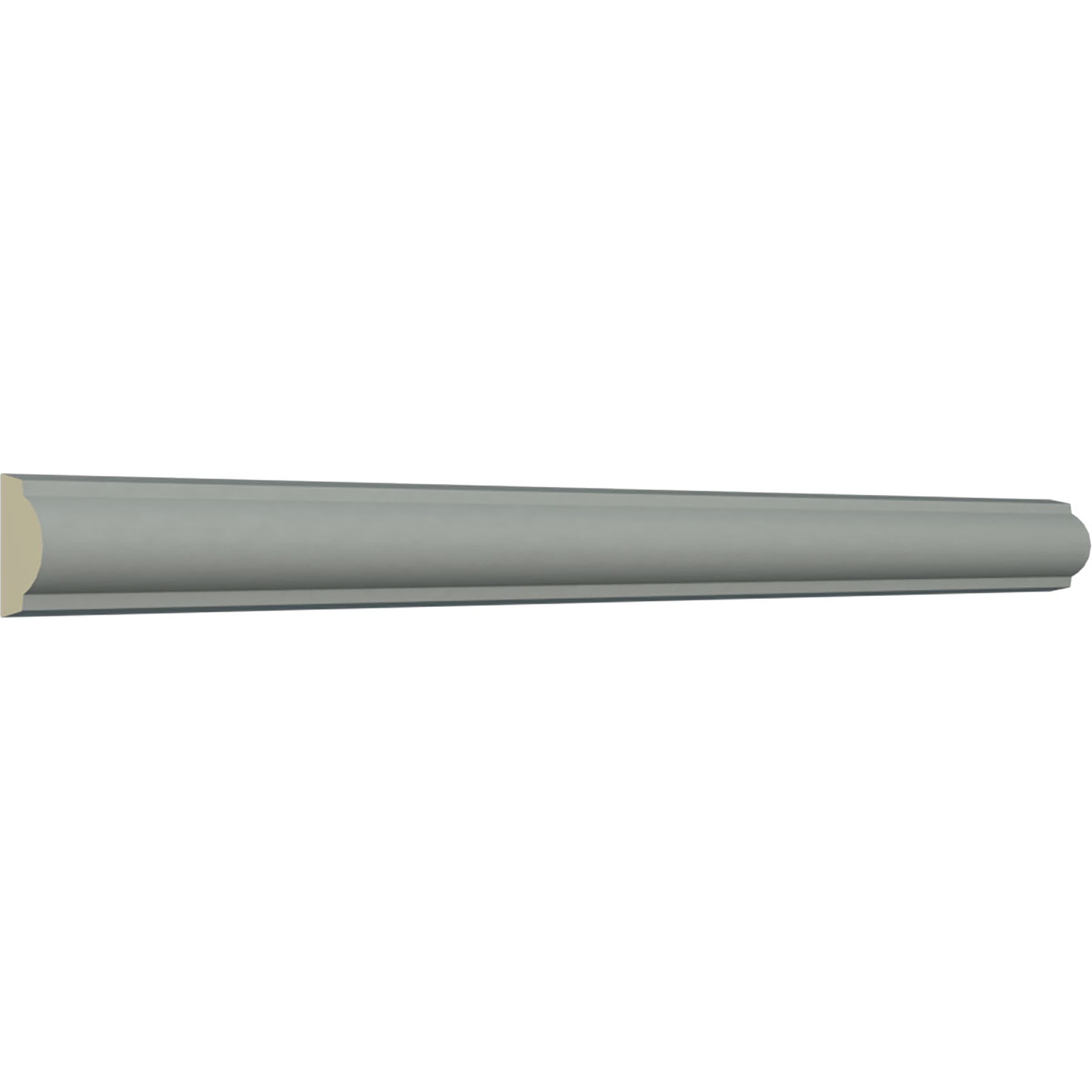 94" White Urethane Traditional Panel Moulding