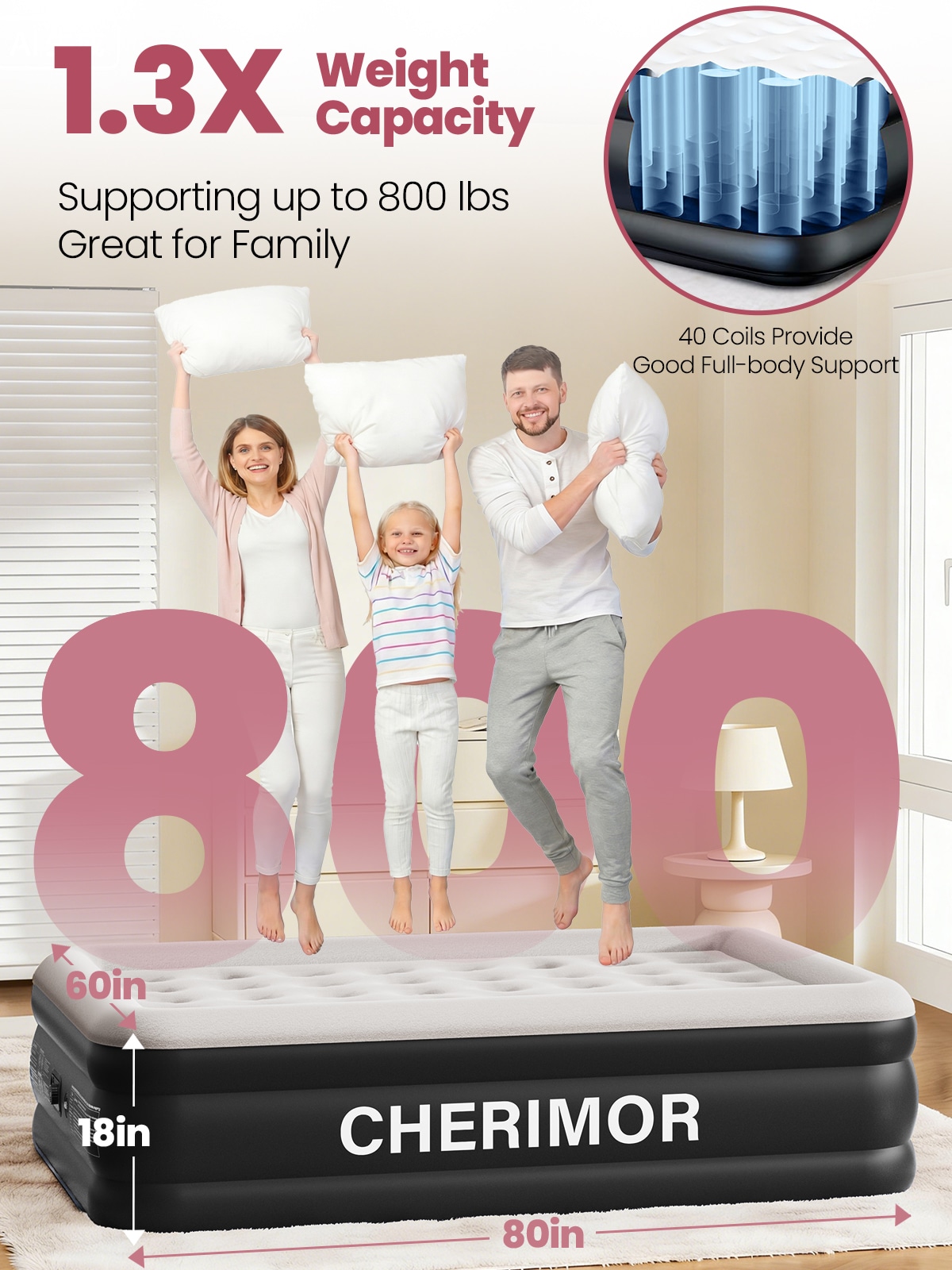 CHERIMOR A-Q-18-BKWH-V2 Air-Mattresses - View #8