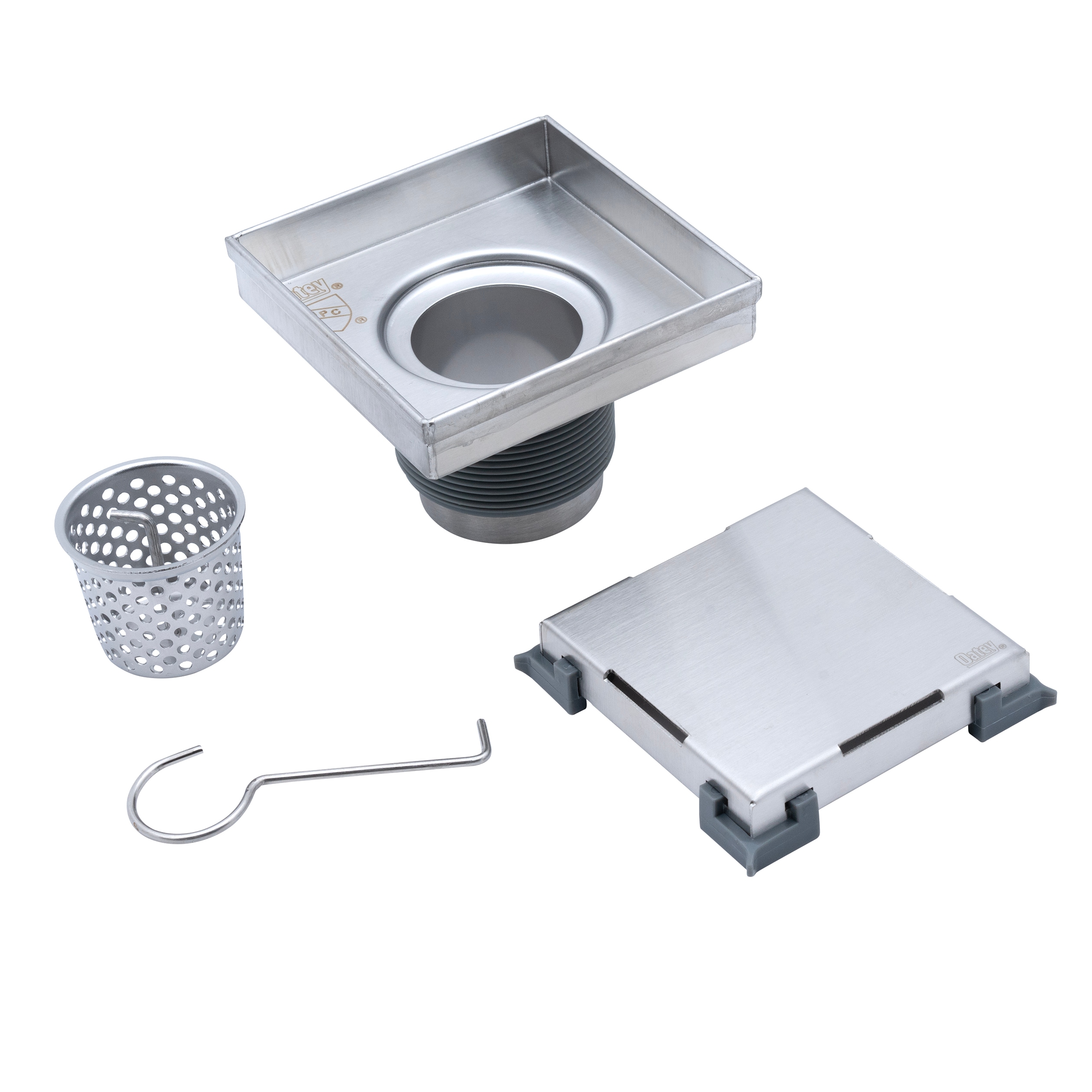 Oatey DSS1040R2 4x4 Tile-In Square Shower Drain