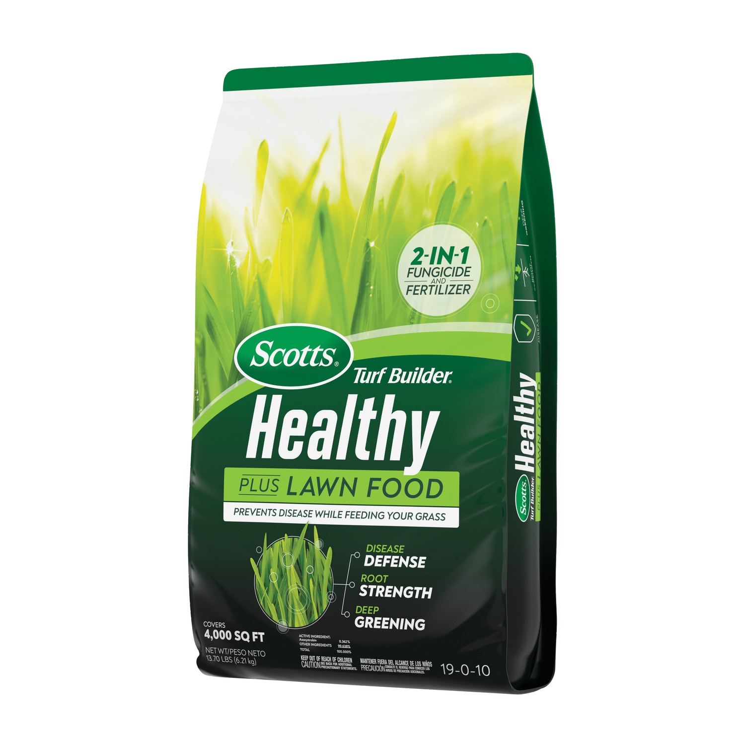 Scotts Turf Builder Healthy Plus Lawn Food 13.7-lb 4000-sq ft 19-0-10 ...