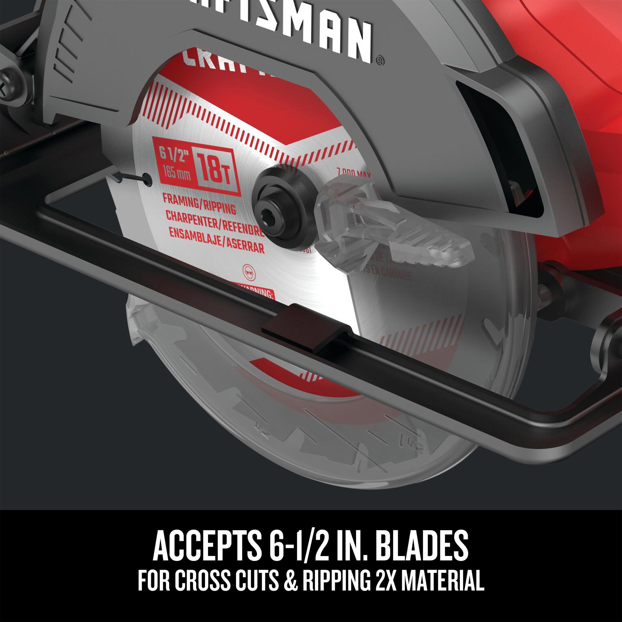 CRAFTSMAN V20 20 volt Max 6 1 2 in Cordless Compact Circular Saw