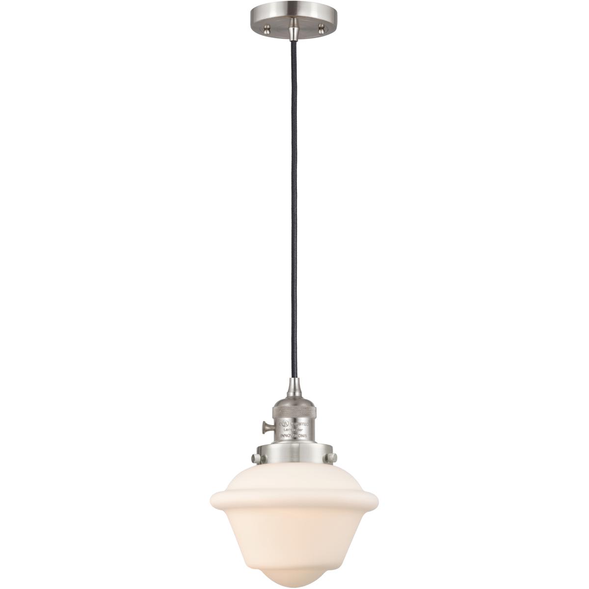 Innovations Lighting 2344644 201CSW-SN-G531-LED Franklin Restoration Oxford Mini Pendant