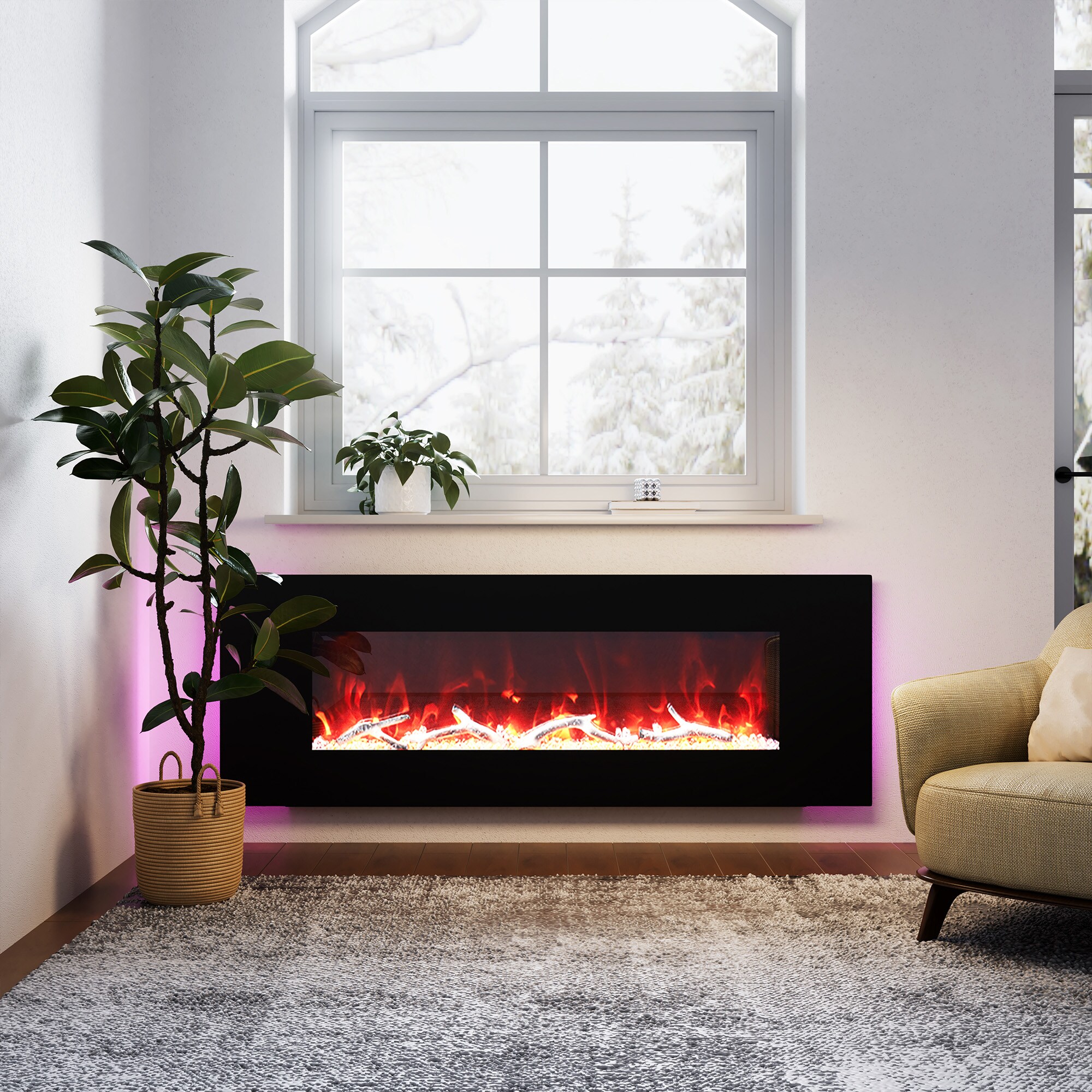 Clihome BL-ZHX-BS-50 Electric-Fireplaces - View #3