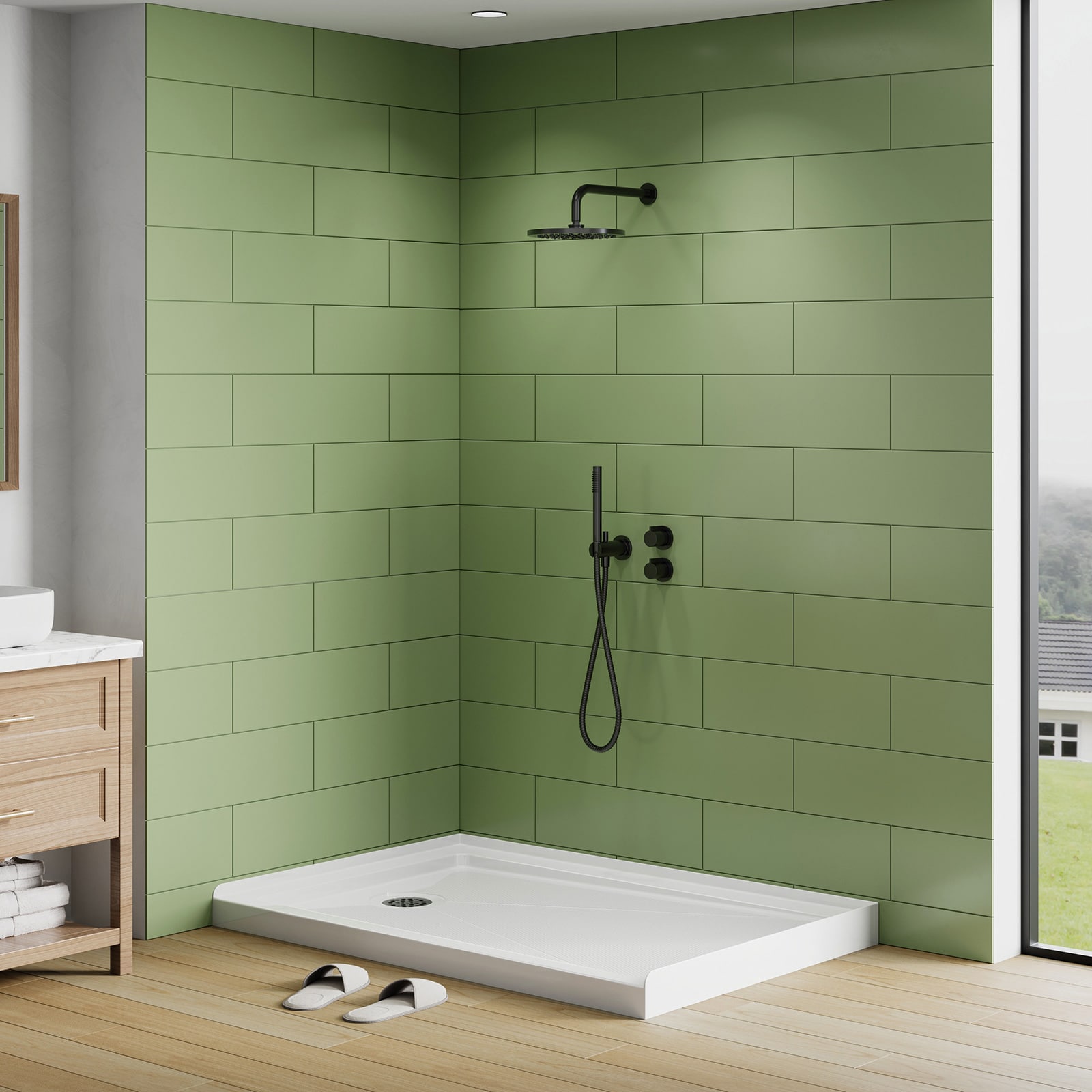 HOROW SP4832-MB-L Shower-Floors - Thumbnail View #3