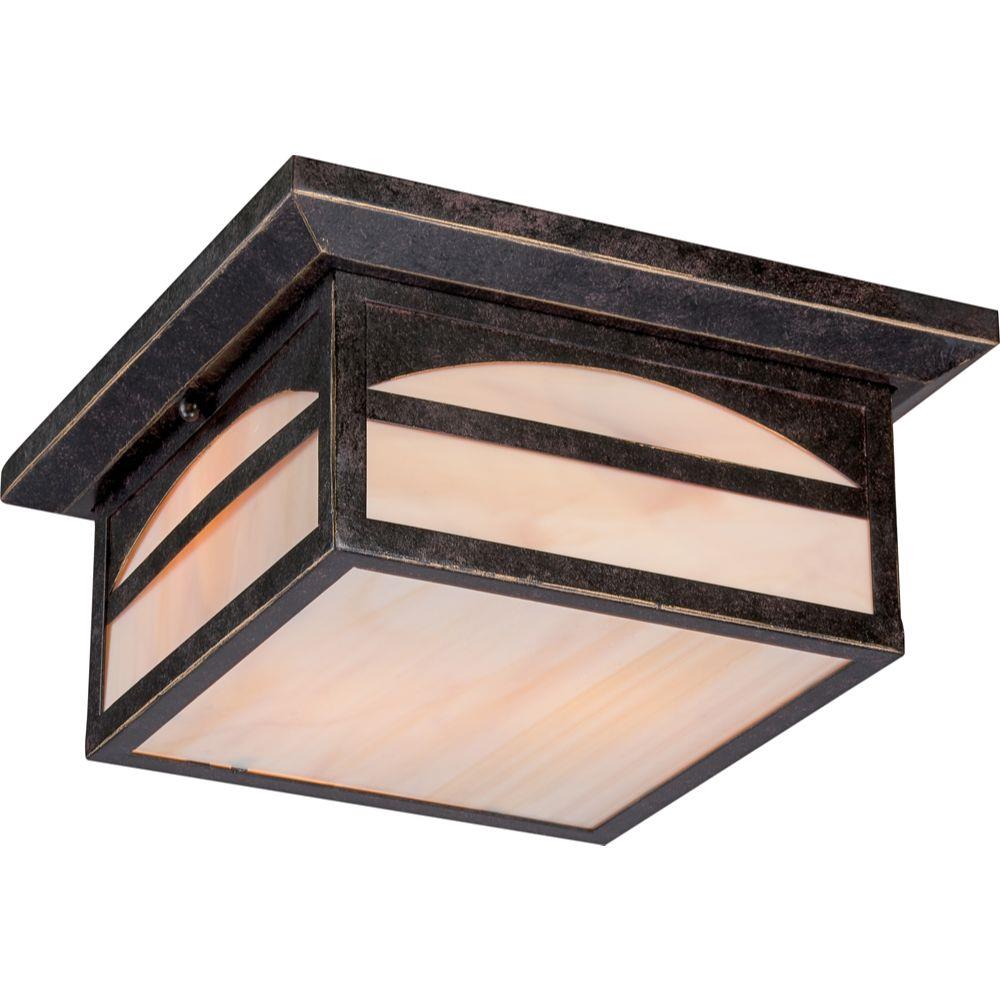  LW-SC534296 2-Light Umber Bronze Flush Mount Light