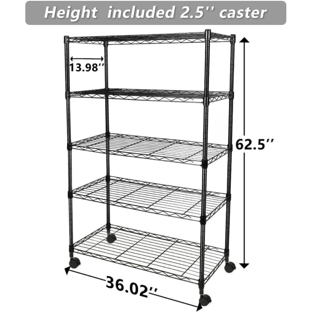 SimpleLUX HKSHLF36146005BVOL Free-Standing-Shelving - View #2