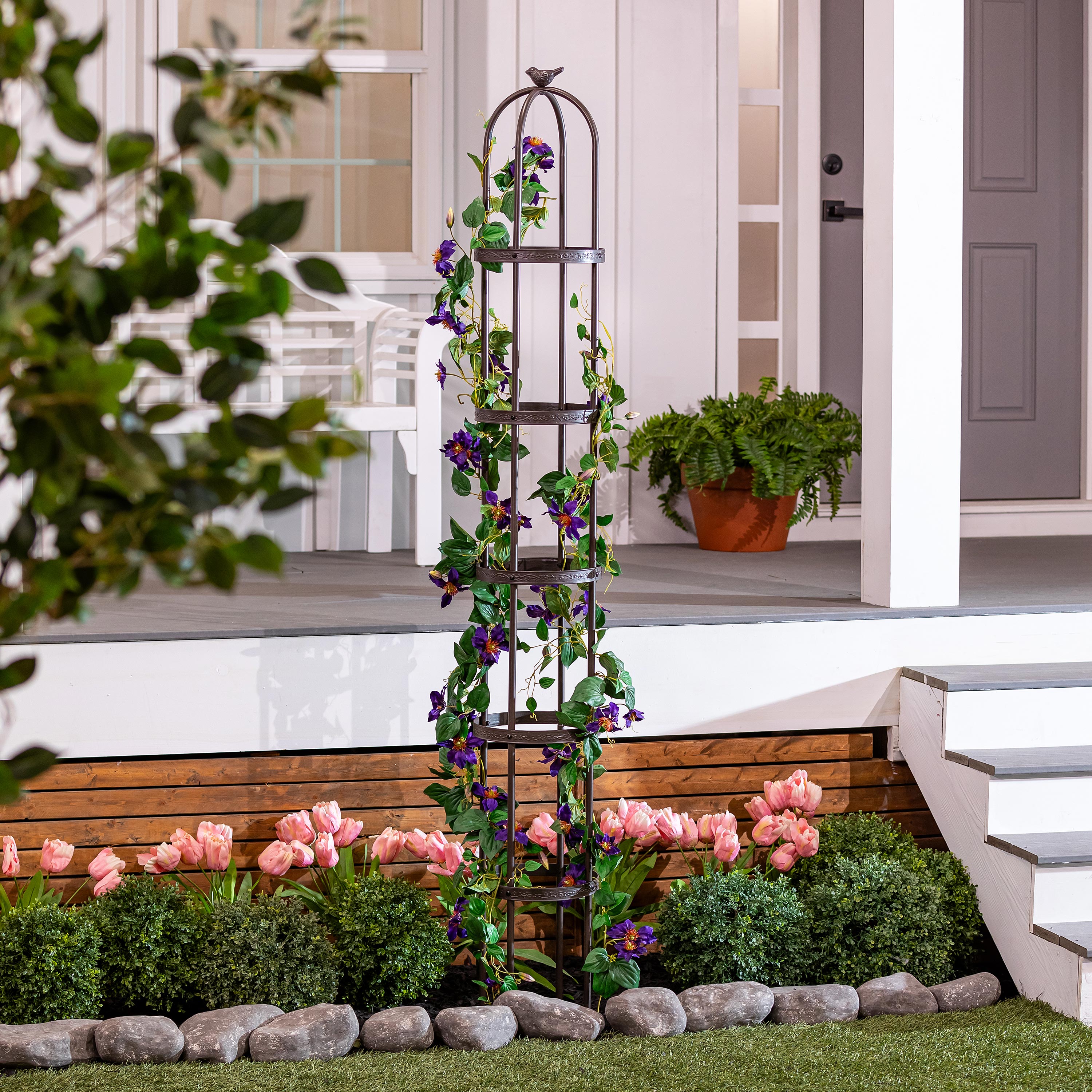 Evergreen 52703 BRZ Garden-Trellis - View #4