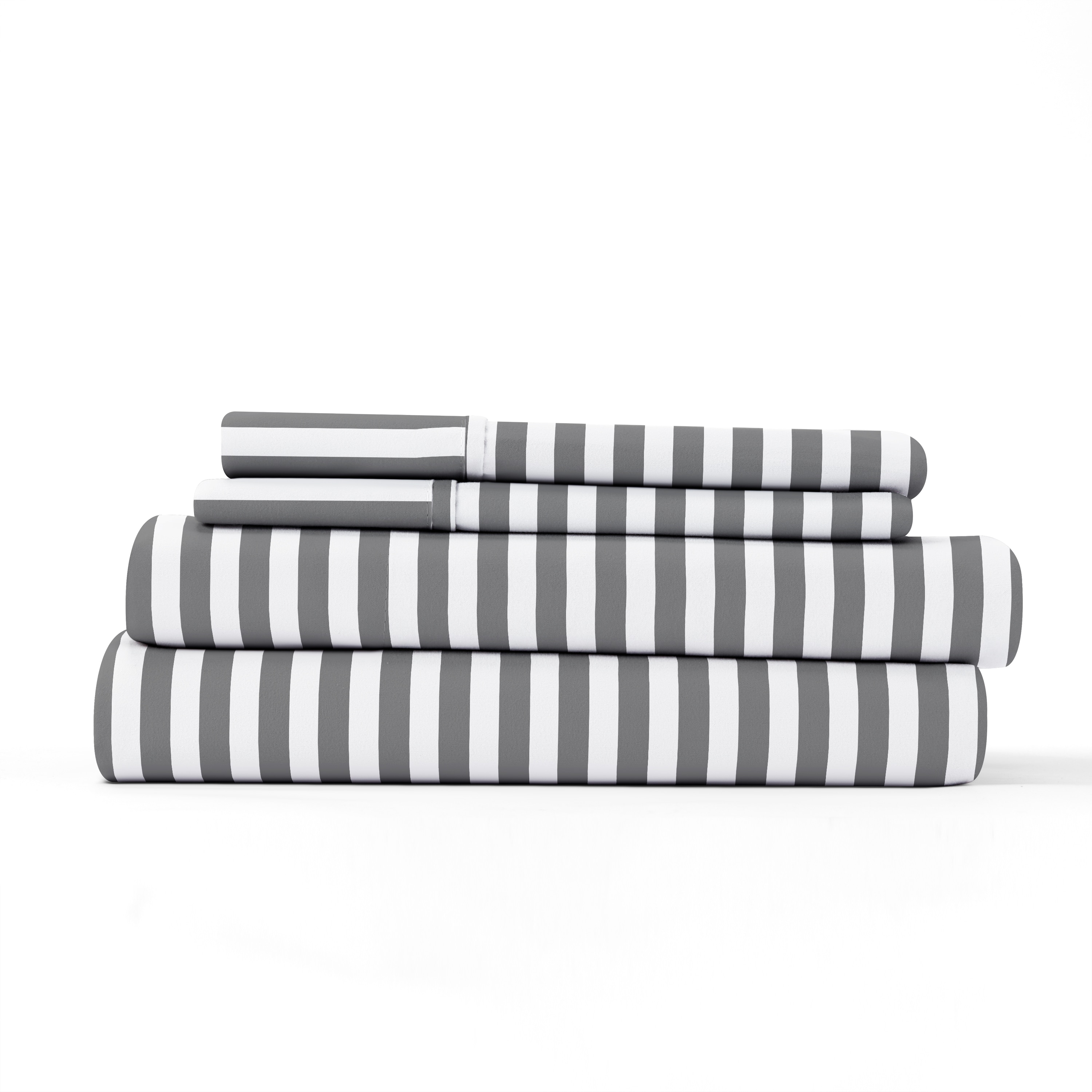 Ienjoy Home IEH-4PC-RIB-CK-GR Sheet-Sets - View #3