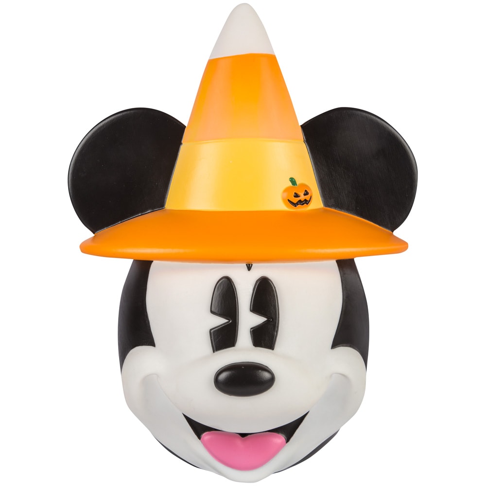 Disney 2-ft Lighted Mickey Mouse with Candy Corn Hat Blow Mold in ...