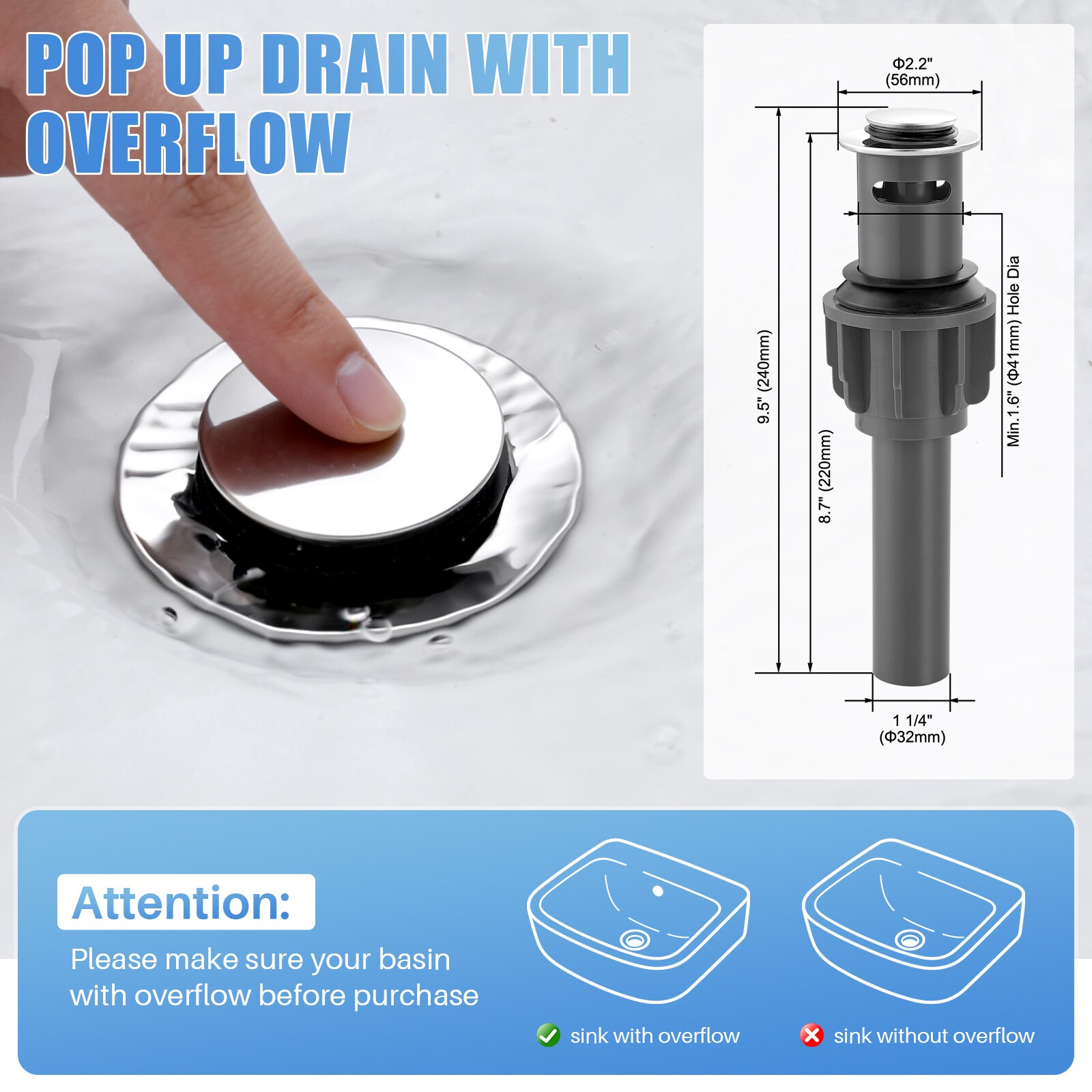 WOWOW 2323000C-LW Lavatory-Faucets - View #7