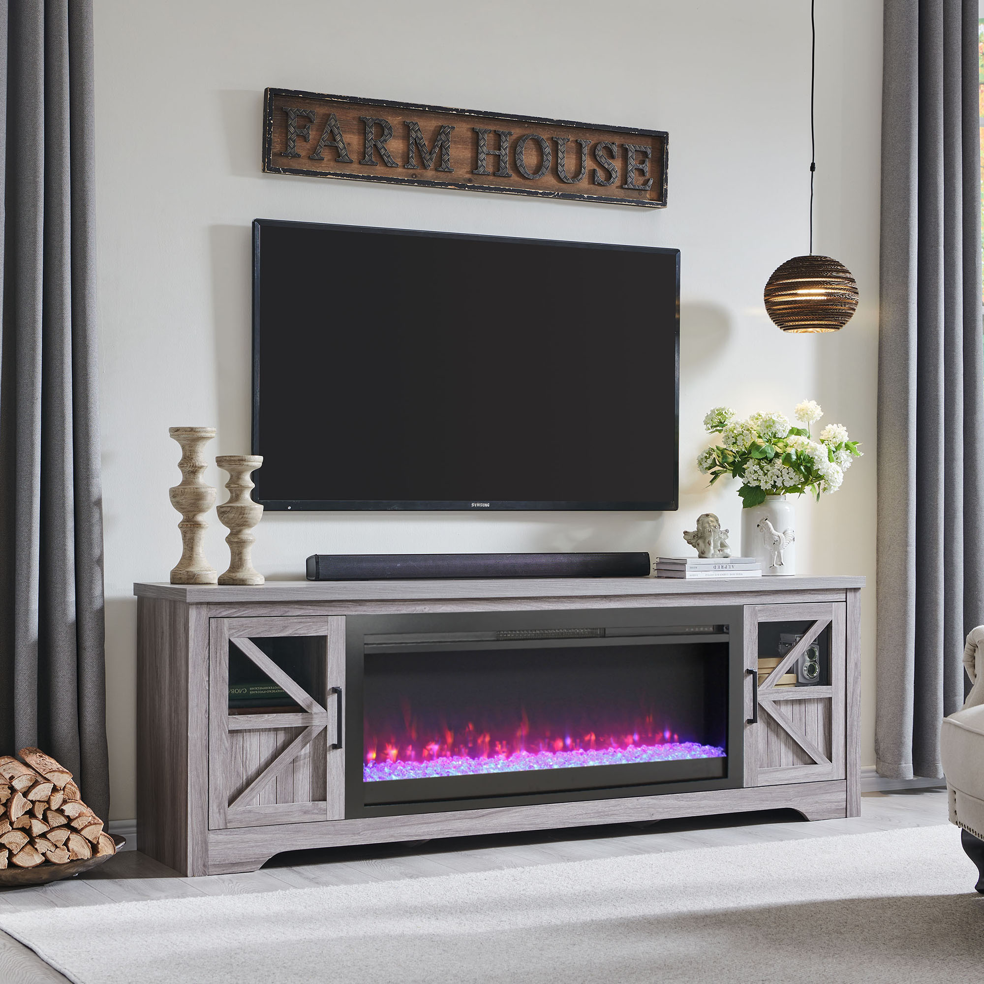 Bybafun YC0700118 Electric-Fireplaces - View #2