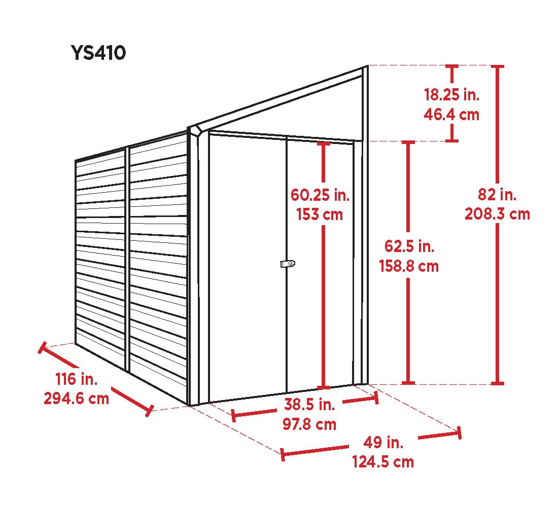 Arrow YS410-A Metal-Storage-Buildings-Sheds - View #3