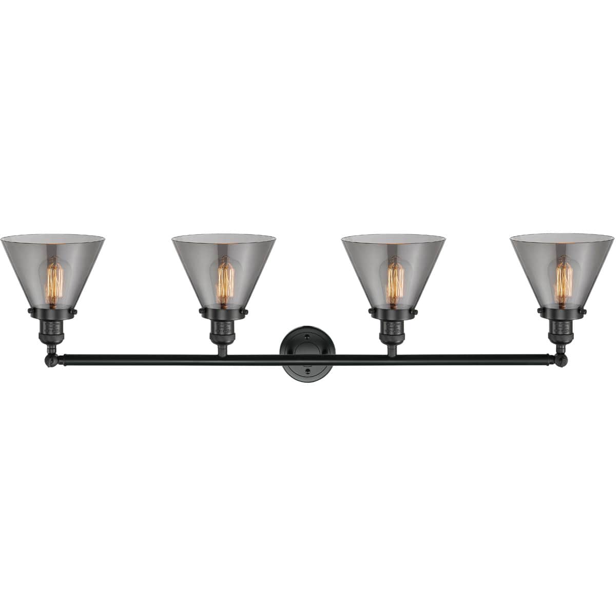 Innovations Lighting 1810559 215-BK-G43 Franklin Restoration Large Cone Matte Black