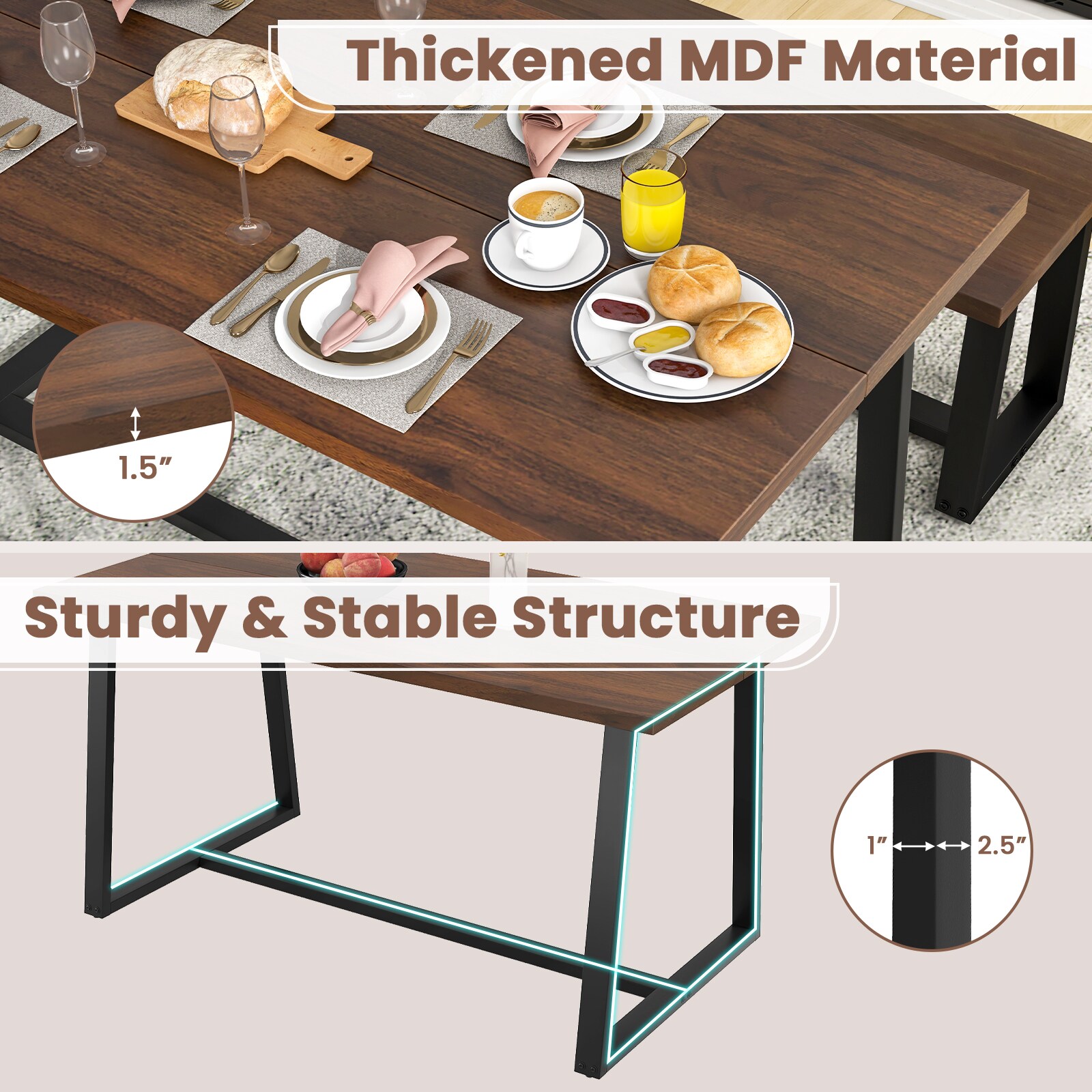 Slickblue D-CO-FC46511VJ Dining-Tables - View #4