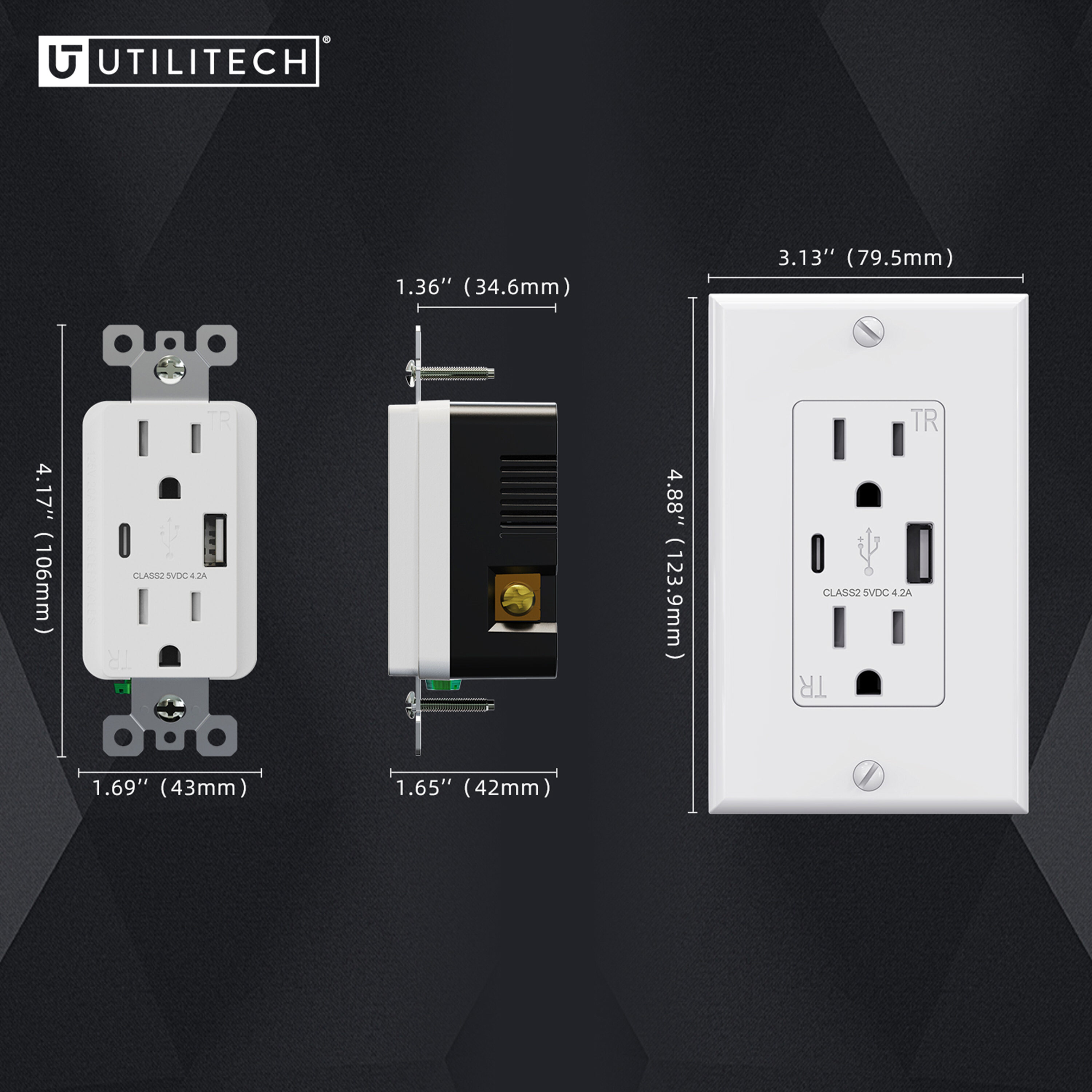 Utilitech R1615D42AC receptacles - View #7