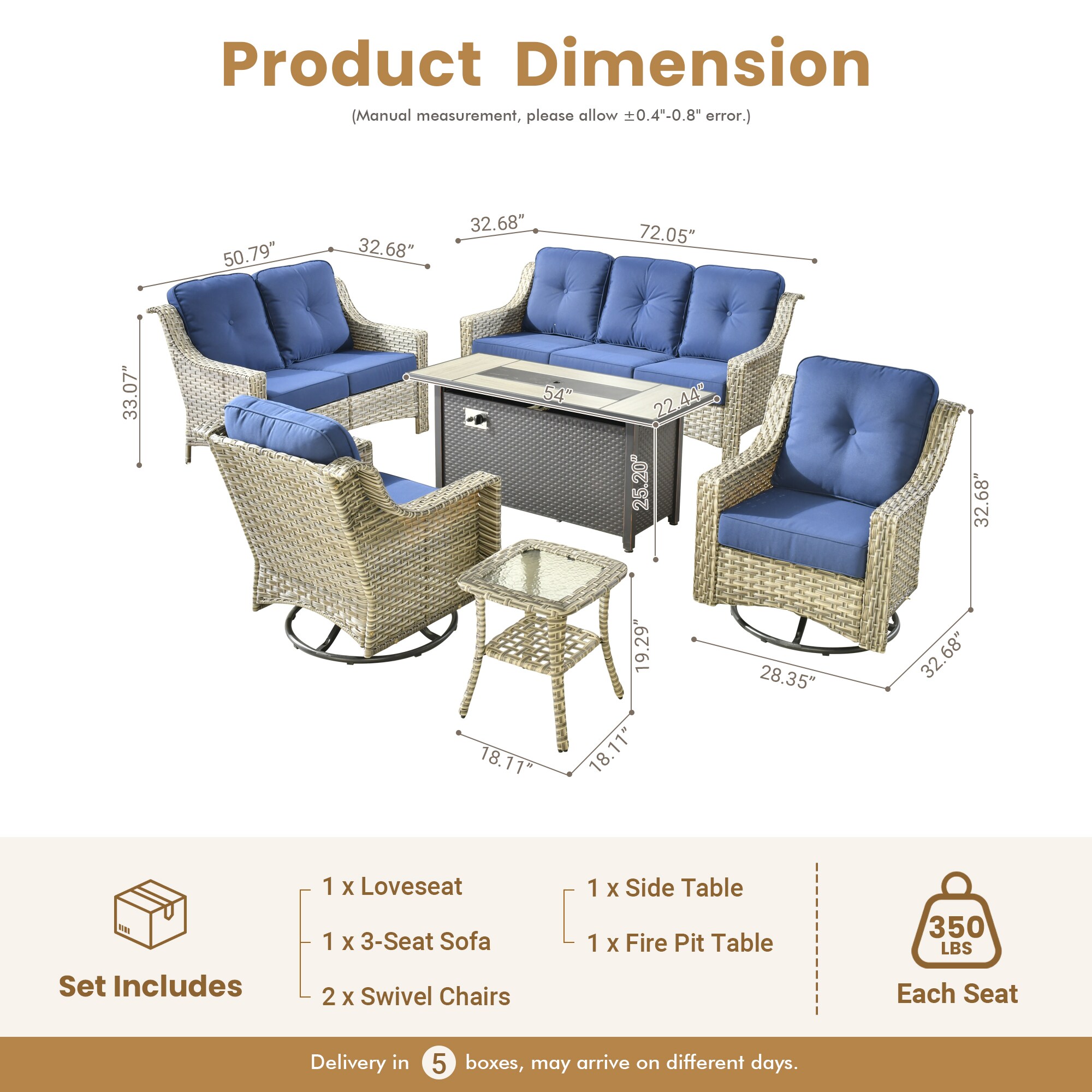 Caodoc L5-CFP03-YZPAD706 Patio-Sofas-Daybeds - View #6