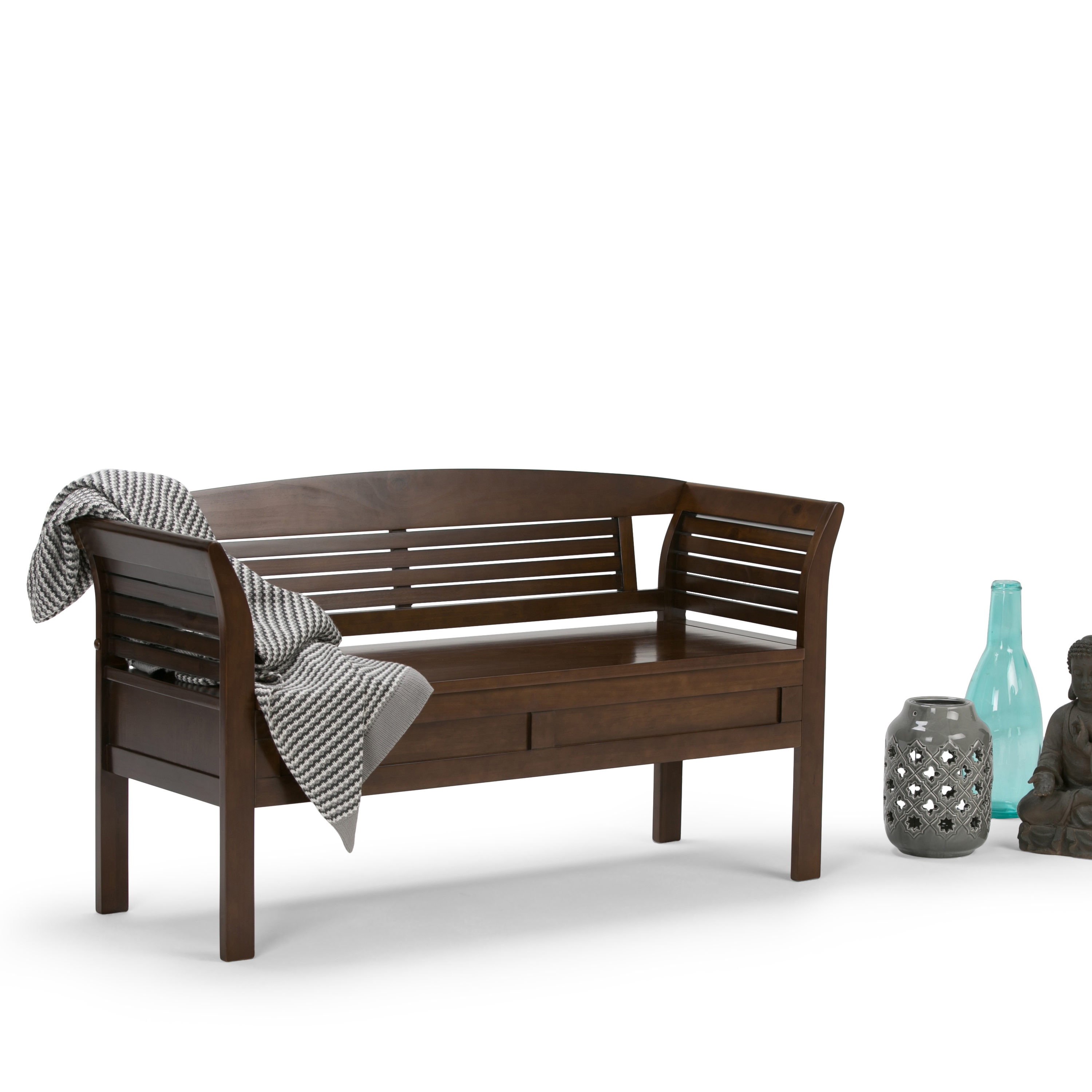 Simpli Home 3AXCARLBEN-MB bench - View #9
