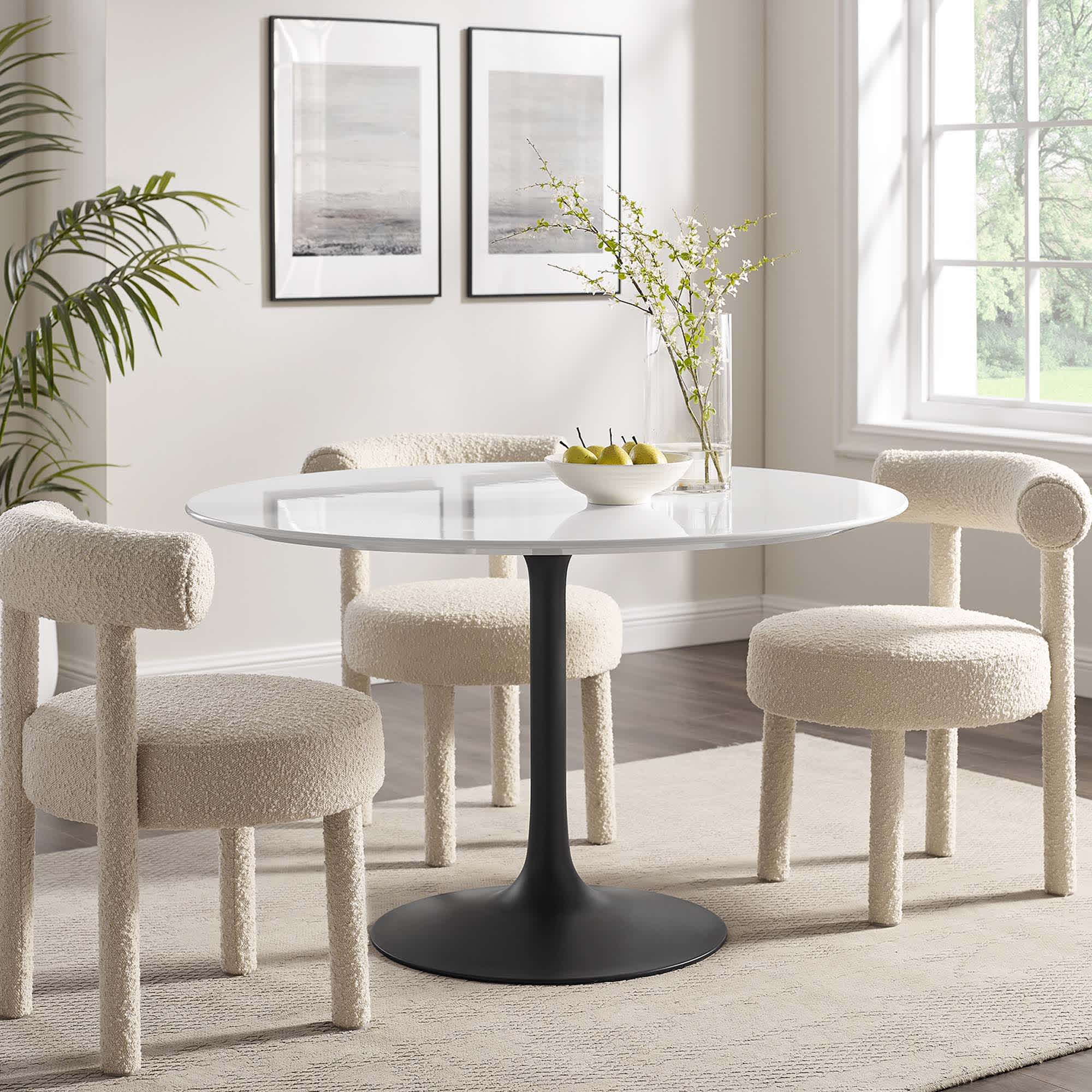 Modway EEI-3522-BLK-WHI Dining-Tables - View #7