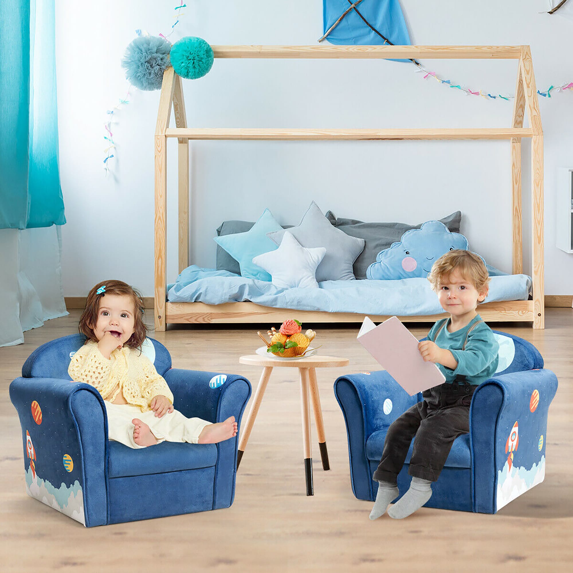 Costway HW65434 Sofas-Loveseats - View #8
