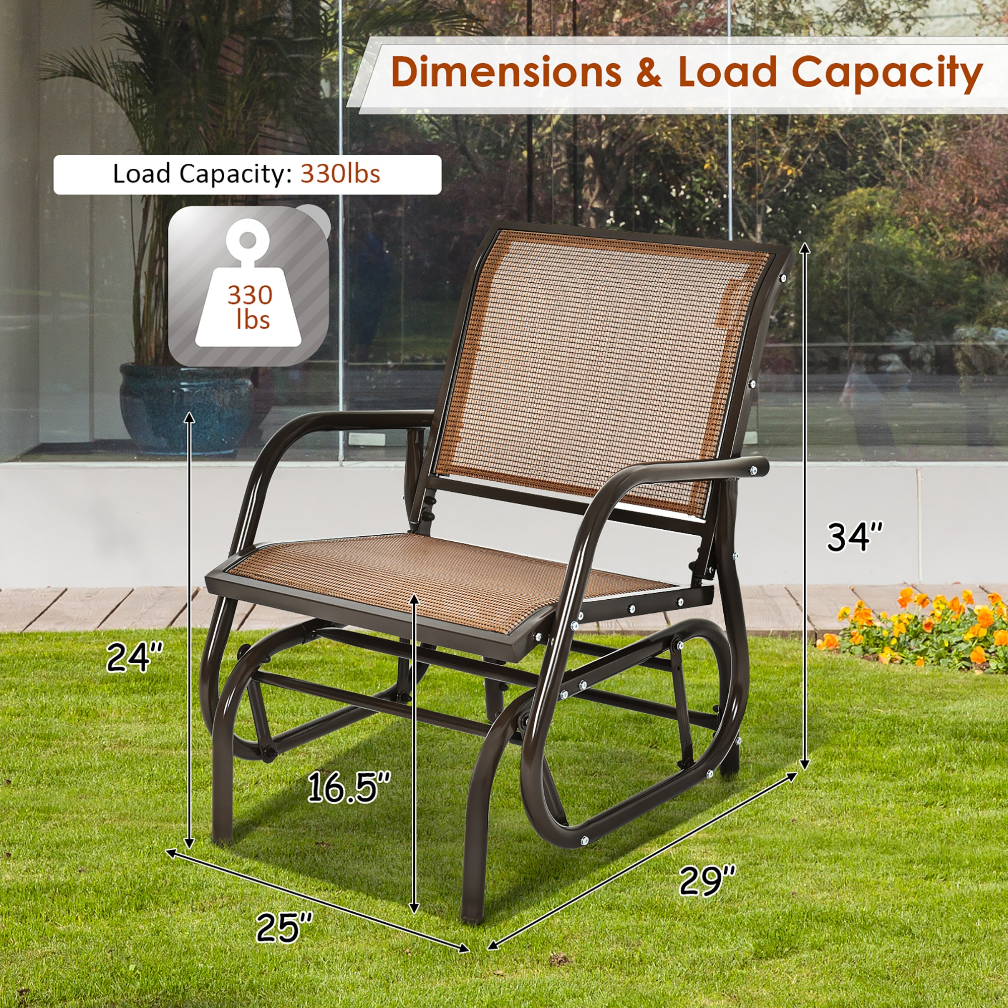 Costway OP70562BN Patio-Chairs - View #6
