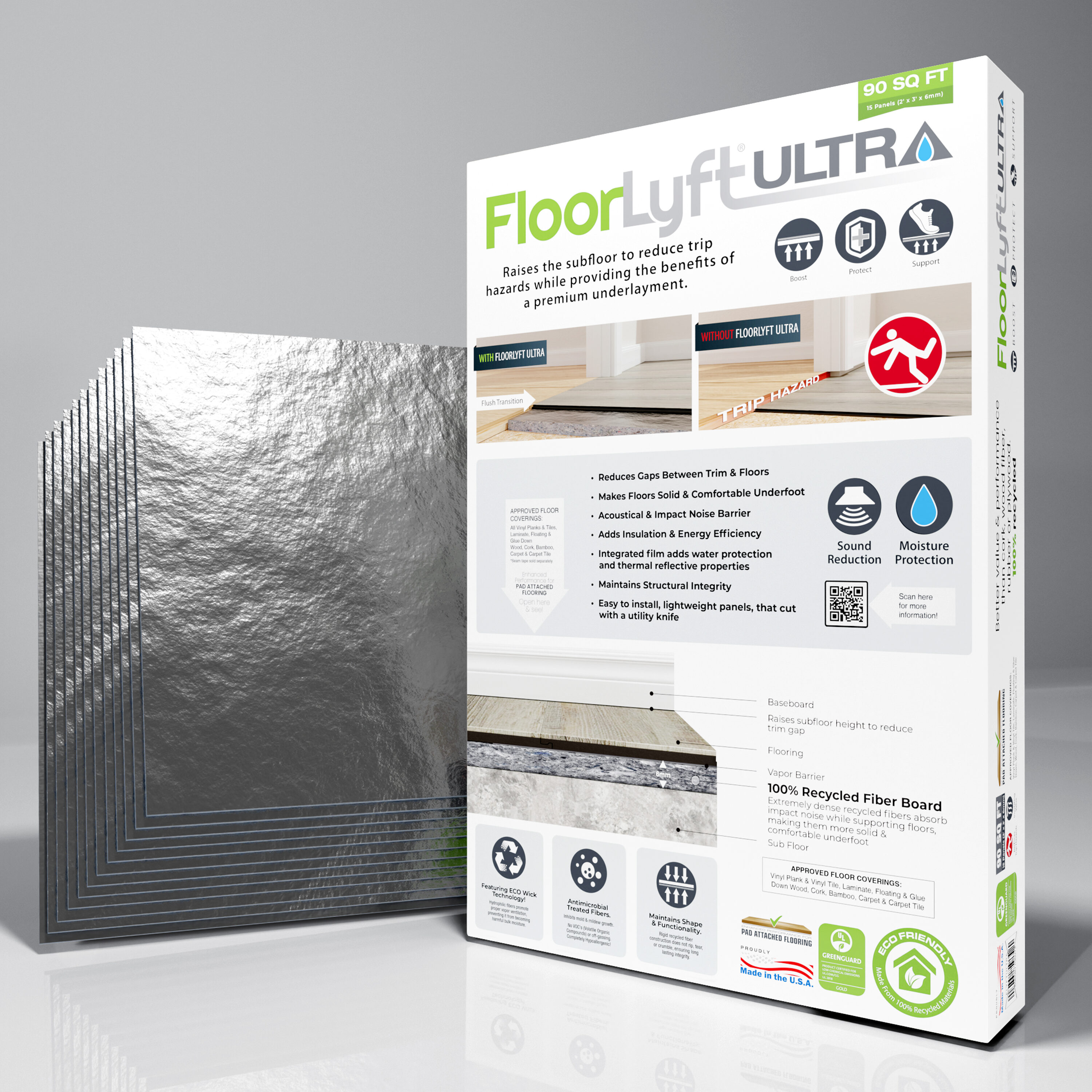 FloorLyft FLY6ULTRA Laminate-Underlayment - View #2