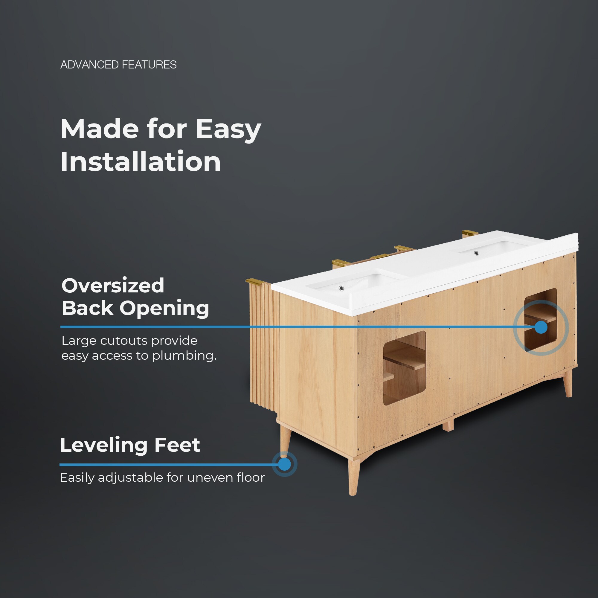 OVE Decors 15VVA-BERK60-174 Bath-Vanity-Combo - View #6