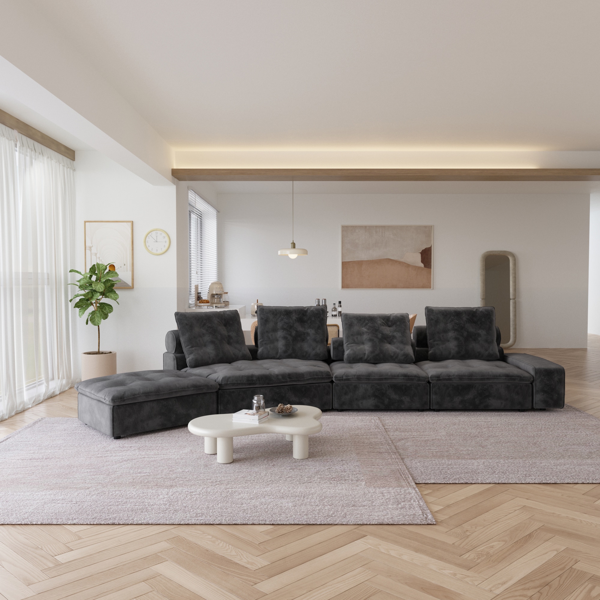 BuotiqHom DH-C1234-136GY Sofas-Loveseats - View #6