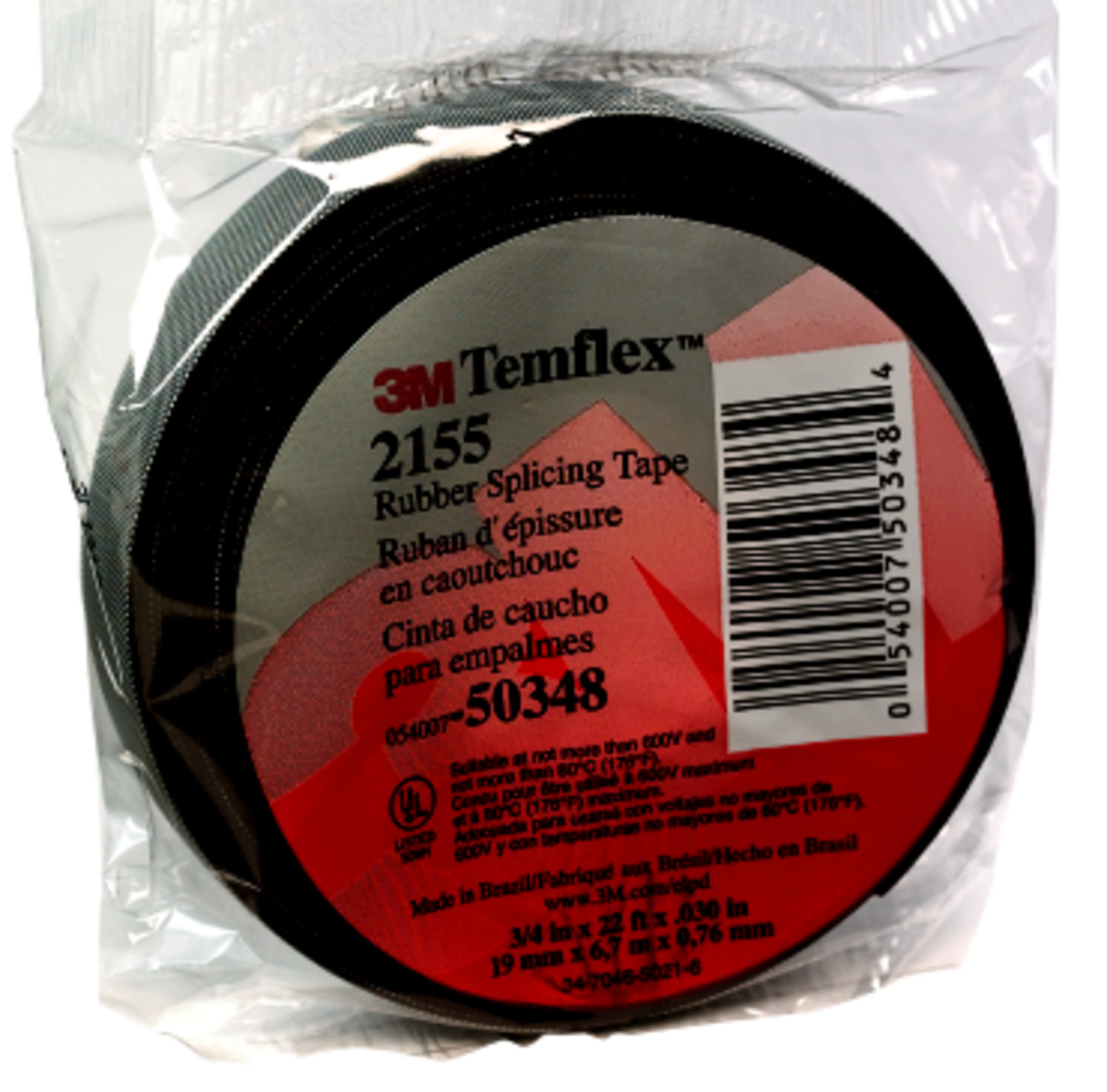 3M Temflex Vinyl Electrical Tape White