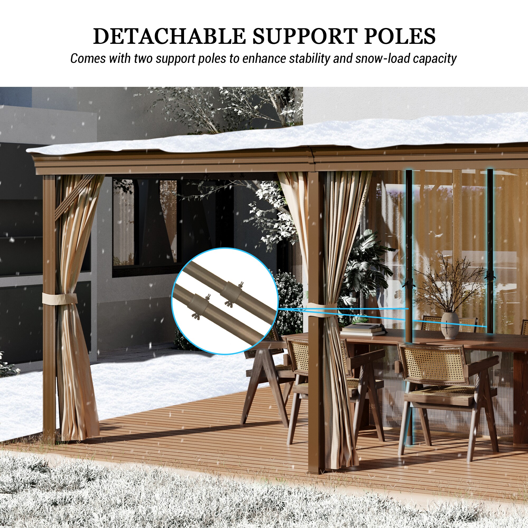 Mondawe MD-LGMF1636 Wood-Resin-Gazebos - View #4