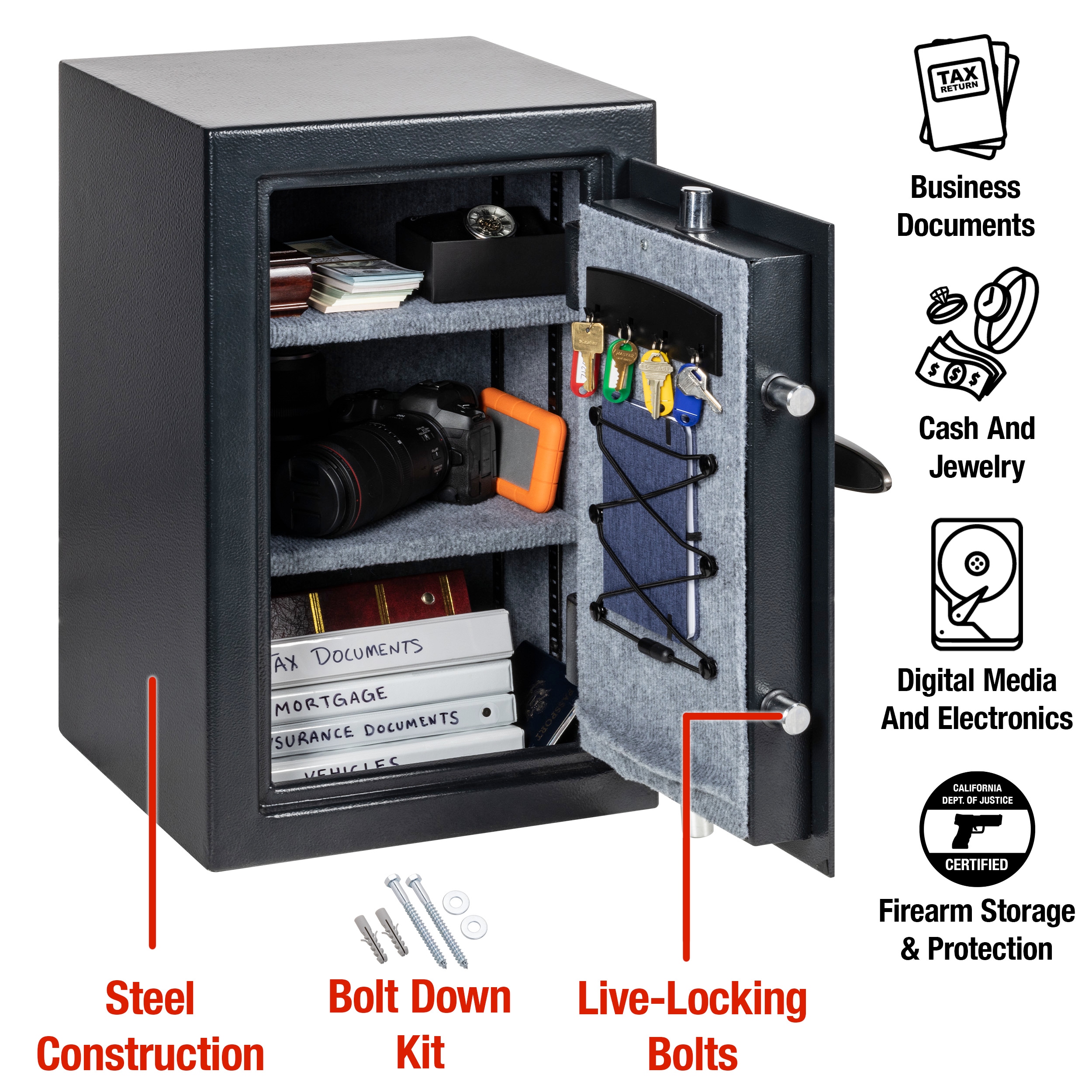 SentrySafe T6-331 Floor-Wall-Safes - View #4