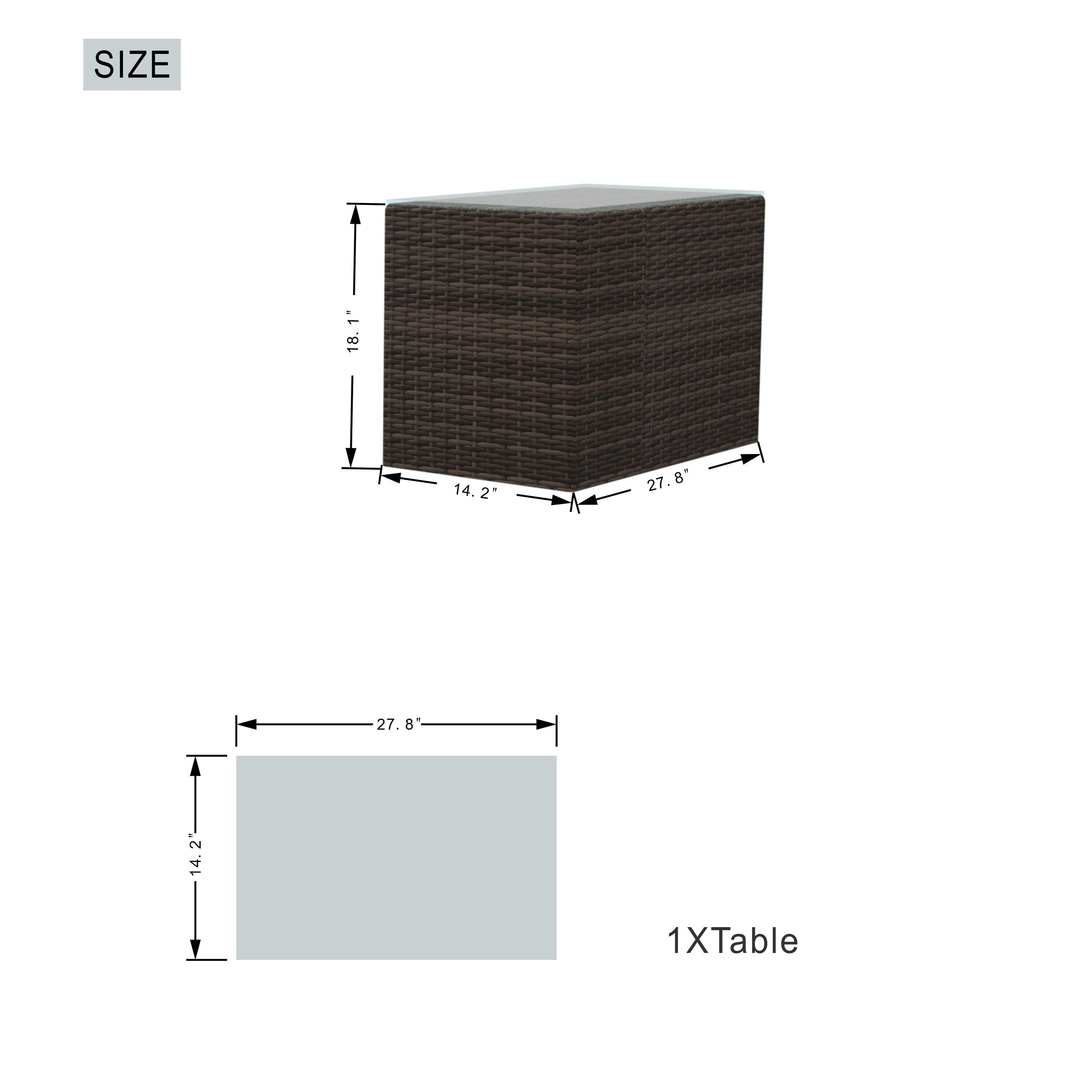 Moda Furnishings PAL-1202BR-RED Patio-Conversation-Sets - View #9