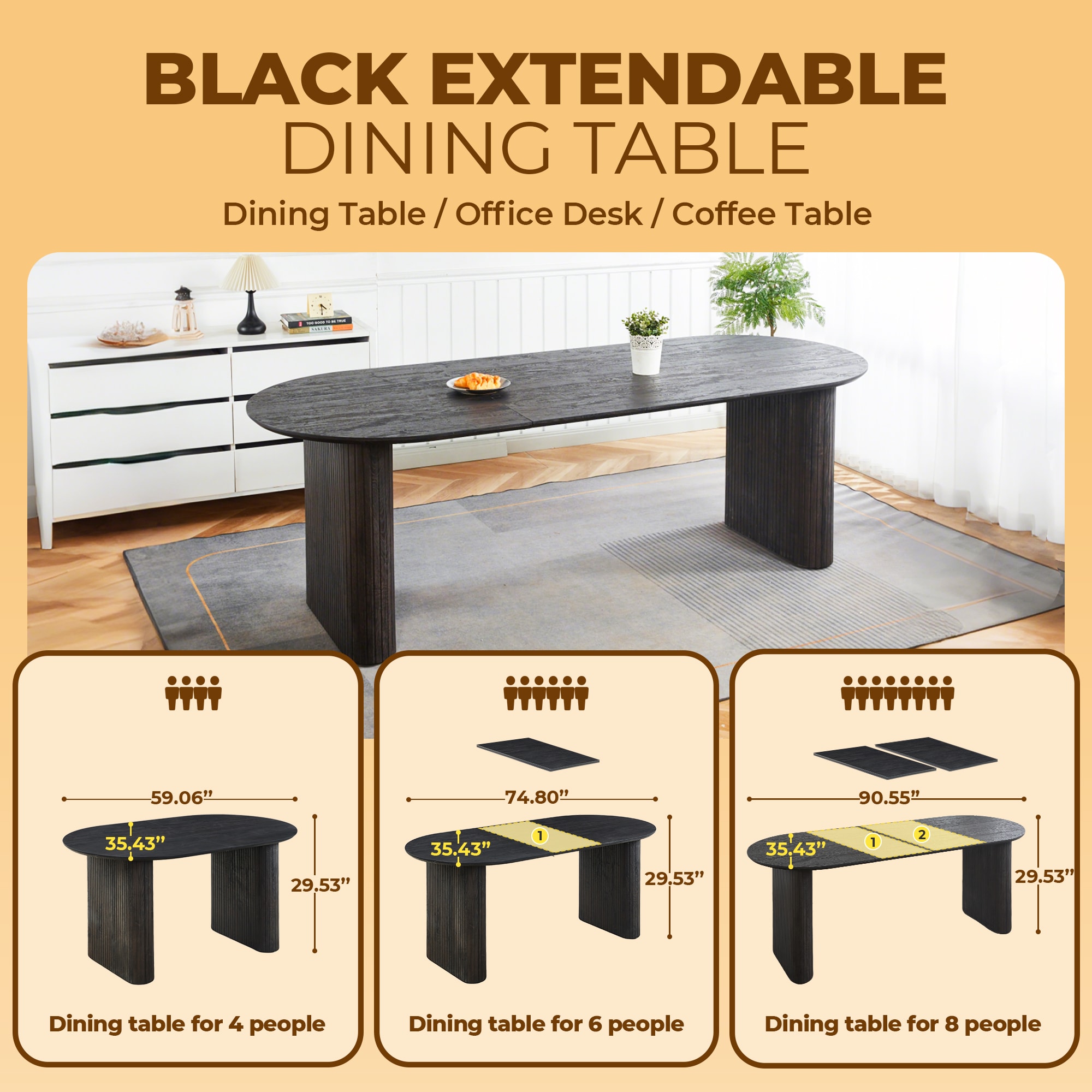 Huluwat RY-234S00107 Dining-Tables - View #4