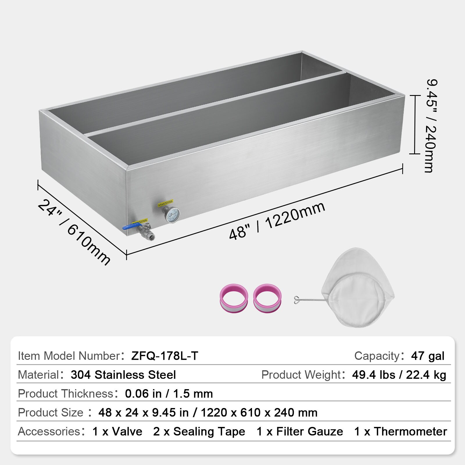 VEVOR SCWLCZFQ47JL08023V0 Cooking-Pans-Skillets - View #7