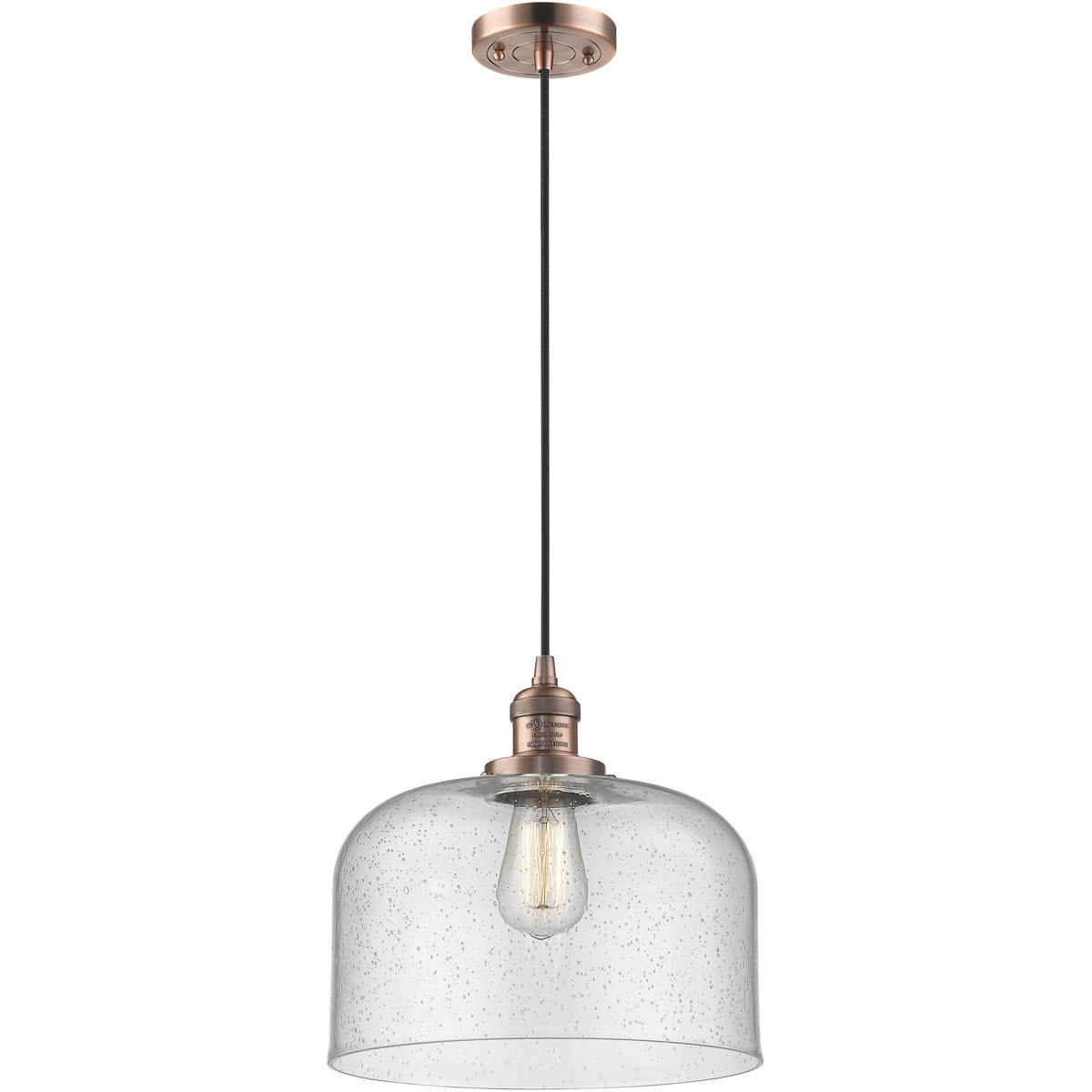 Innovations Lighting 1353695 201C-AC-G74-L Franklin Restoration Bell Mini Pendant