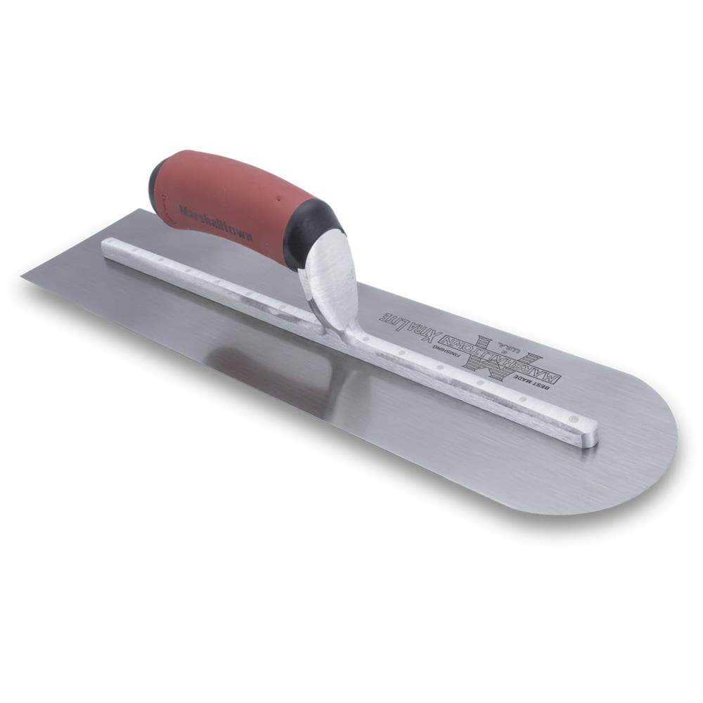 Marshalltown 18-in x 4-in High Carbon Steel Finishing Concrete Trowel ...