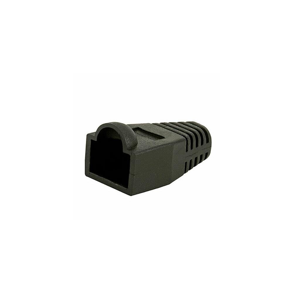 Cmple CMPLE095 CMPLE 315-N RJ-45 Color Coded Strain Relief Boots- BLACK- 50pcs