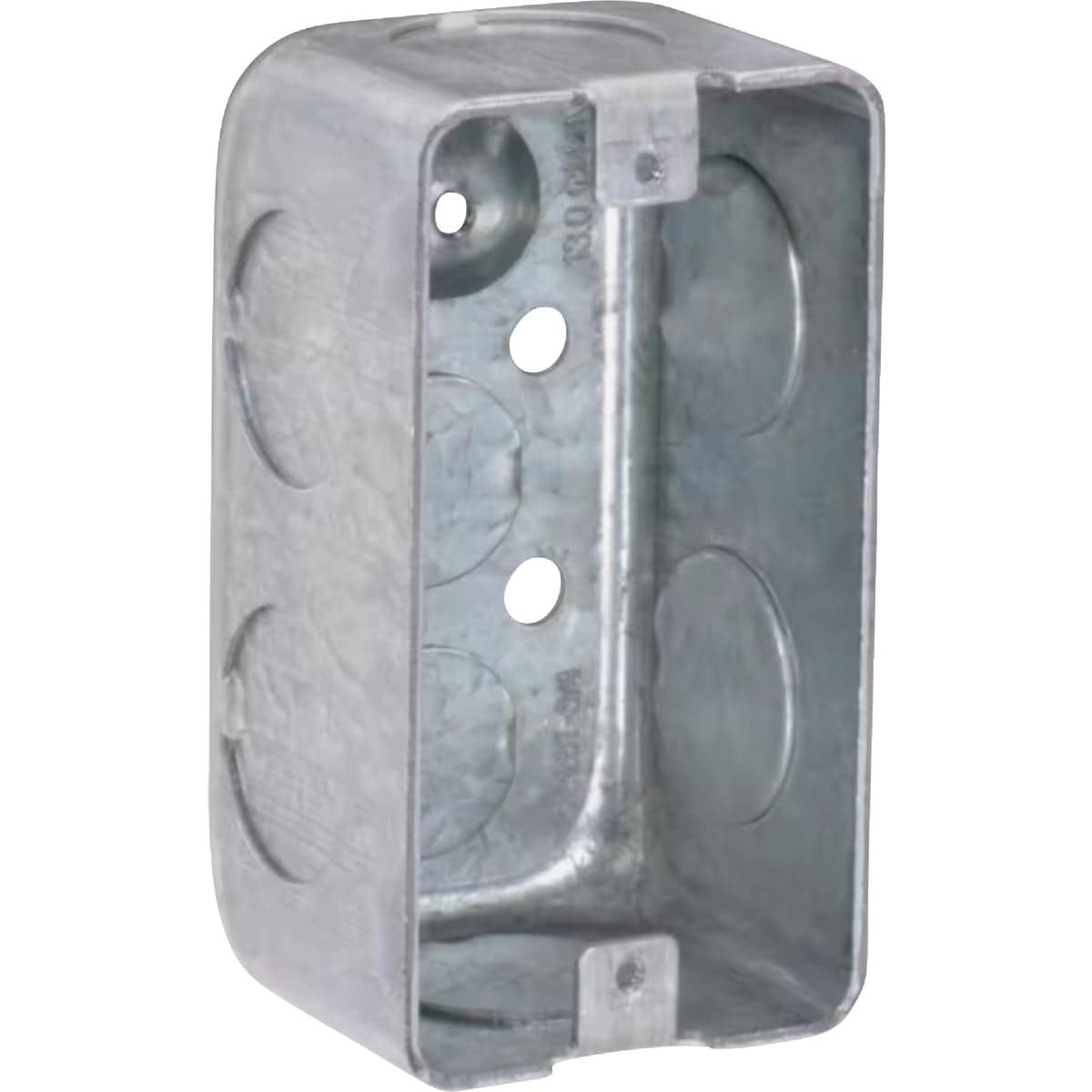 Hubbell -Raco 663 Handy Box 1-7/8 in Deep 3/4 in KOs Metallic
