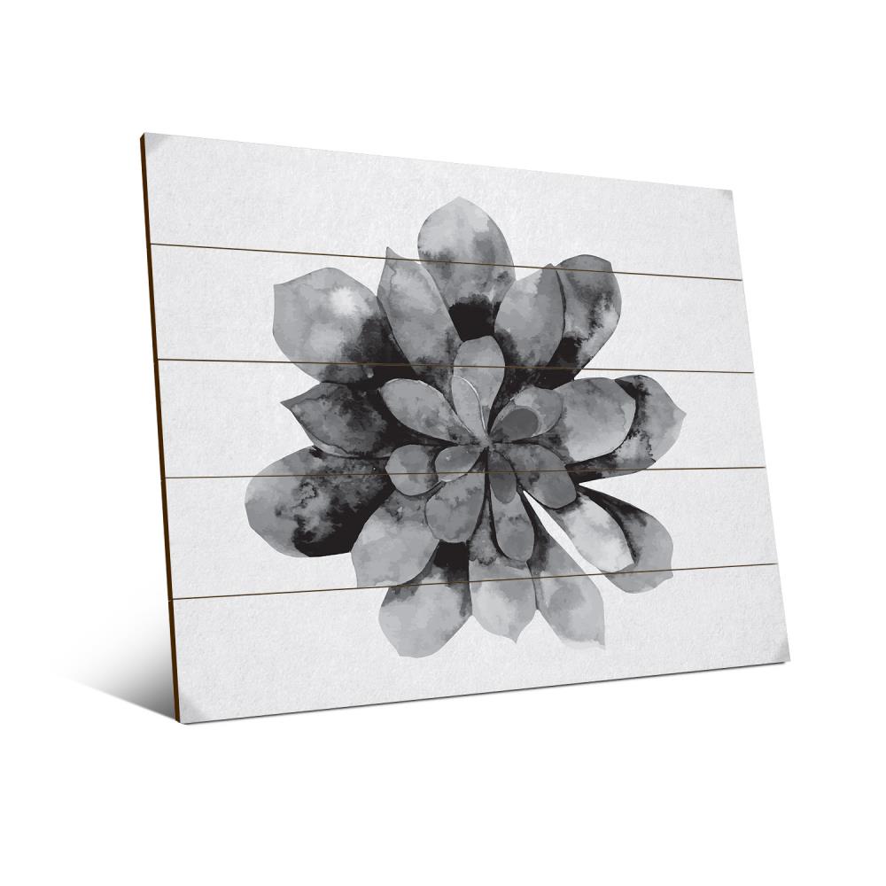 Creative Gallery 14-in H x 11-in W Floral Wood Print at Lowes.com