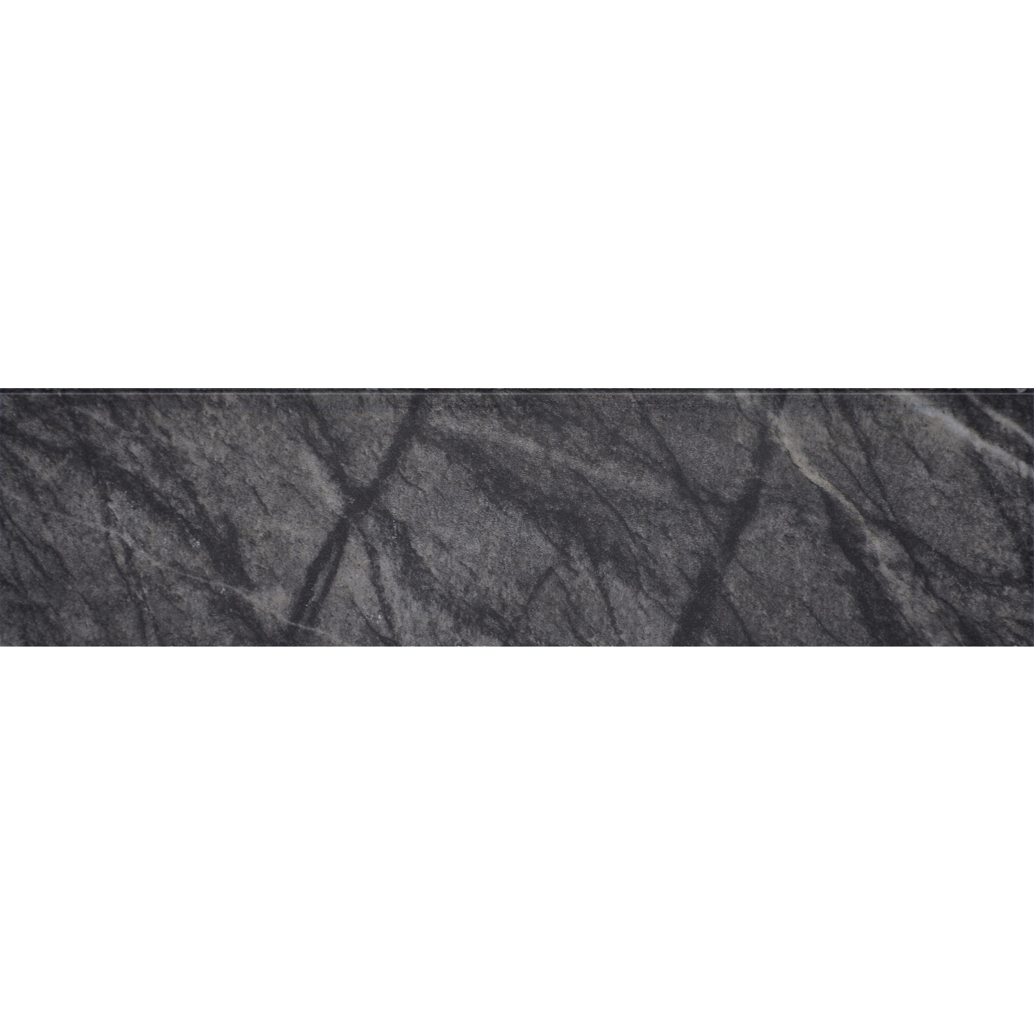 STAINMASTER SM61P43C9XTMTLW Bullnose Emperor Ash 3-in x 12-in Matte Porcelain Stone look Standard Floor and Wall Tile ( 0.227-sq ft Piece